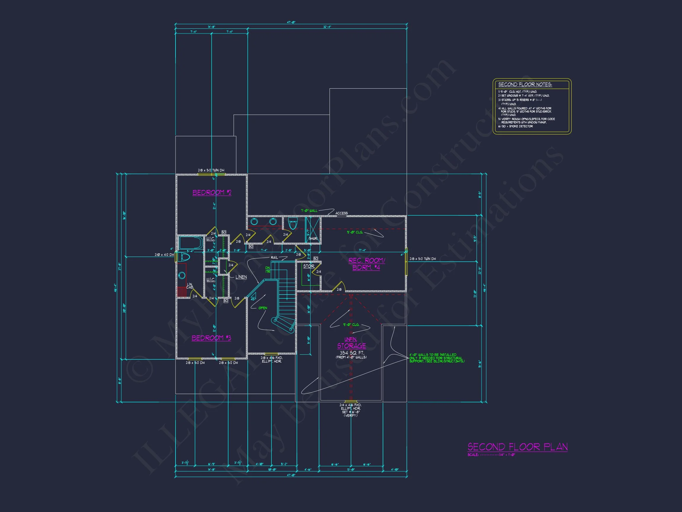 15-1580 HOUSE PLAN - Elegant House Plan with Spacious Floor Plan and Architectural Designs 7 Elegant house Plan with Spacious Floor Plan and Architectural Designs