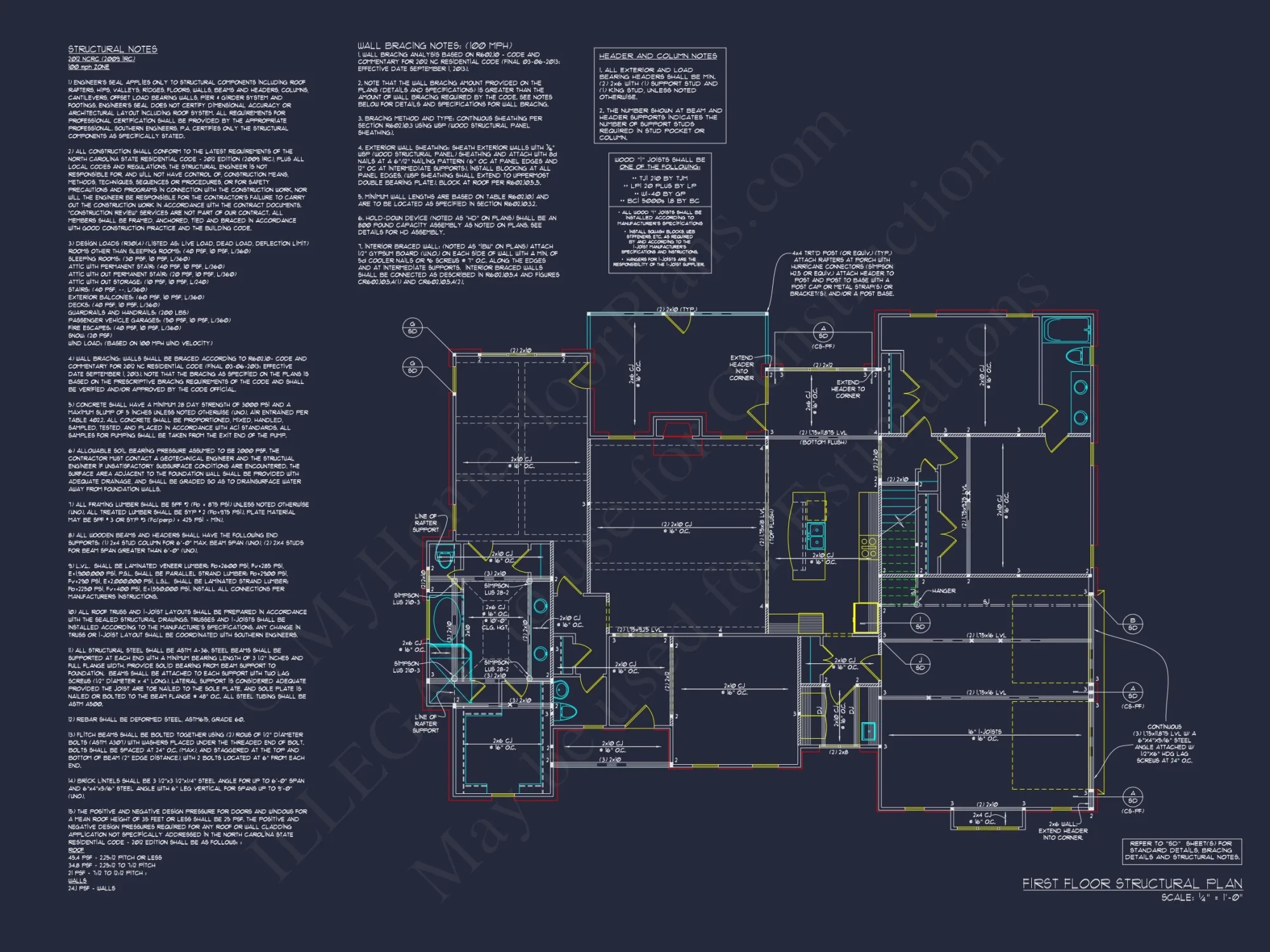 Elegant house Plan: CAD Floor Designs with 4 Bedrooms & Garage