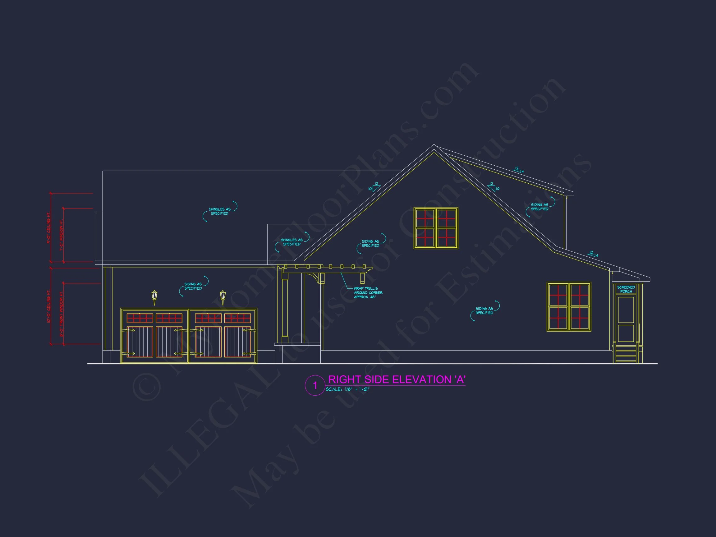 15-1308B HOUSE PLAN - Modern House Floor Plan with Unique Architectural Designs 6 Modern house Floor Plan with Unique Architectural Designs