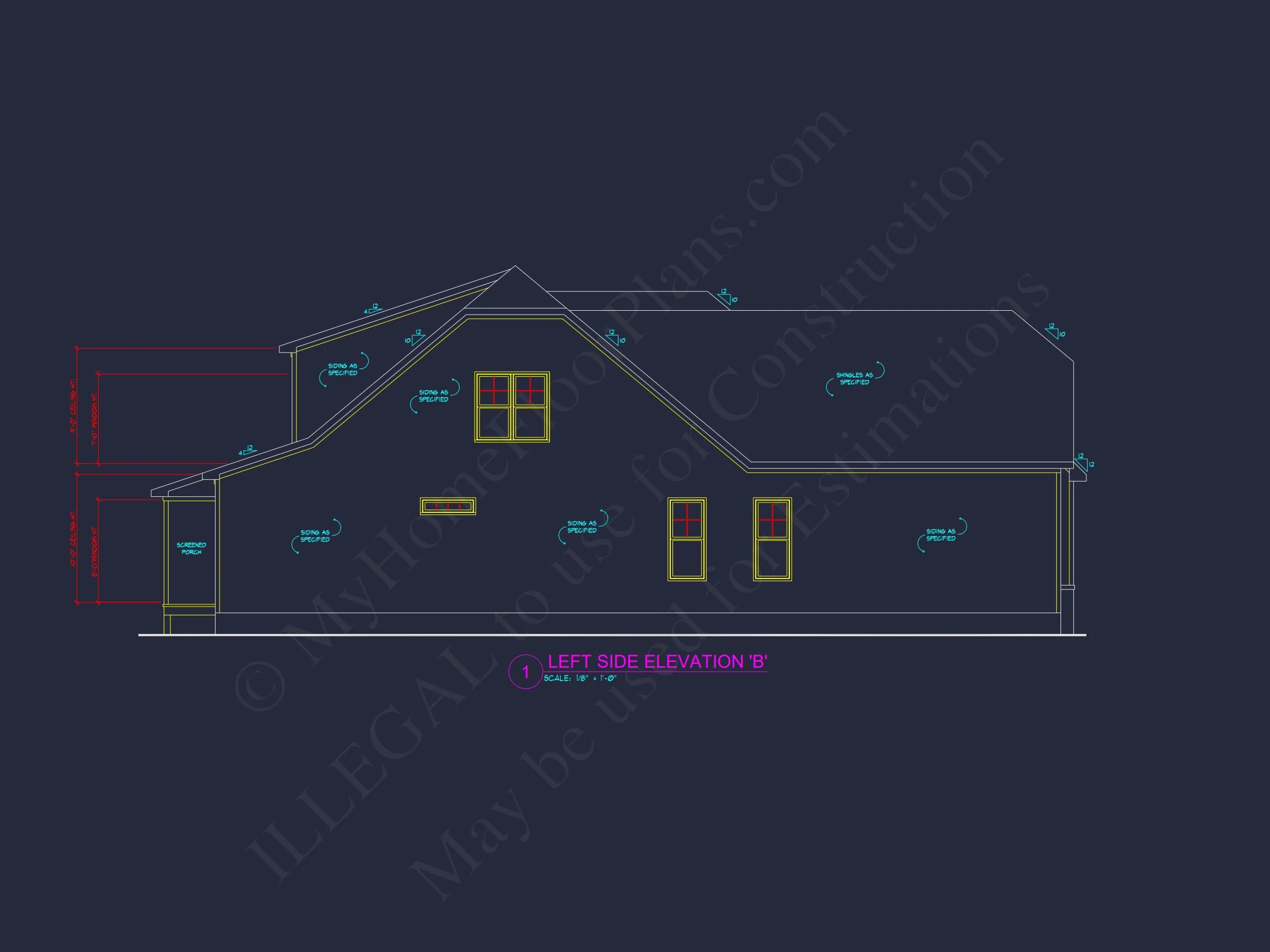 15-1308 HOUSE PLAN - Customizable House Floor Plan: Full-Featured Modern Blueprints 4 Customizable house Floor Plan: Full-Featured Modern Blueprints