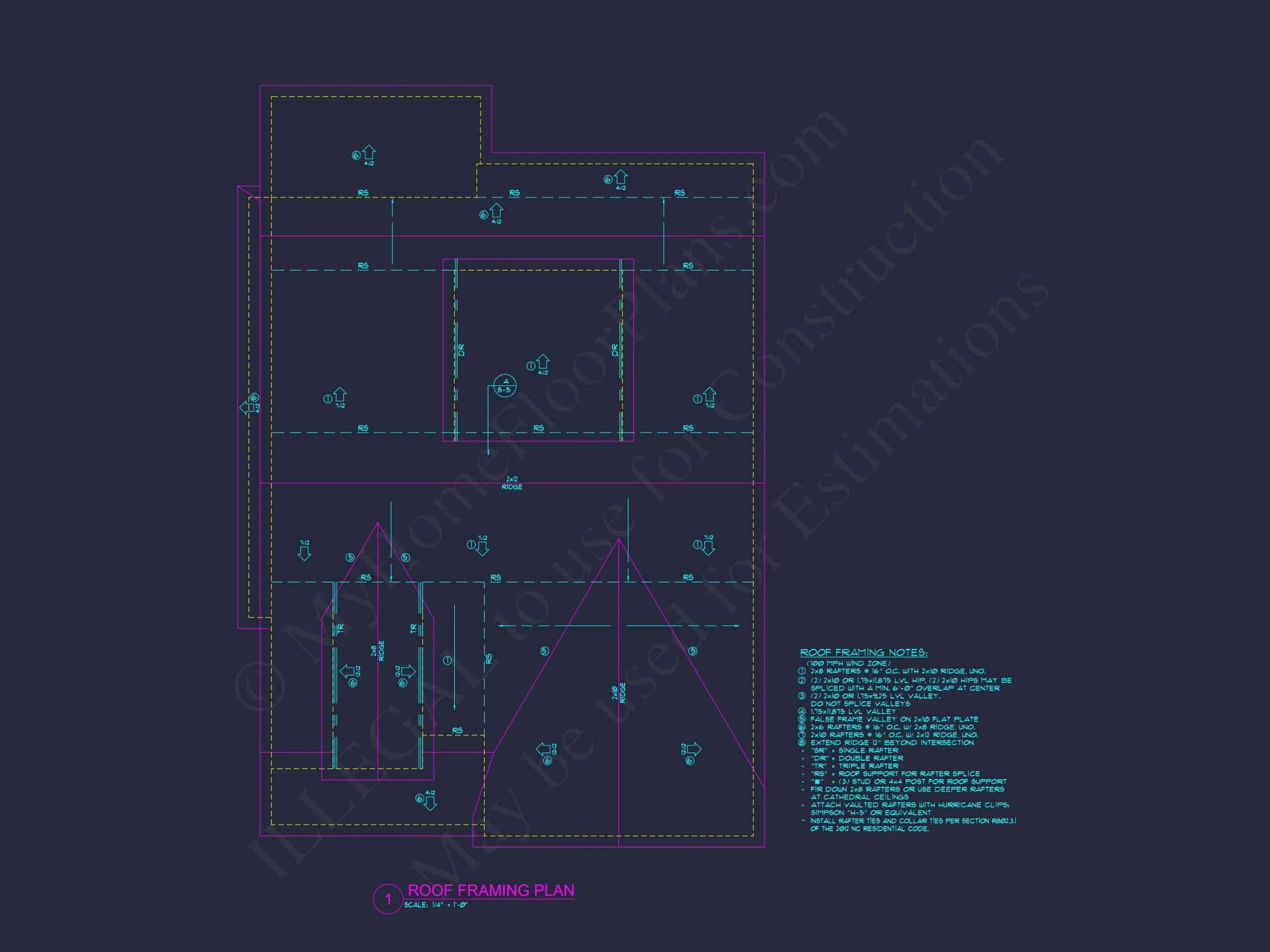 15-1208 HOUSE PLAN - Craftsman House Floor Plan with Detailed CAD Designs & Blueprint 14 Craftsman house Floor Plan with Detailed CAD Designs & Blueprint