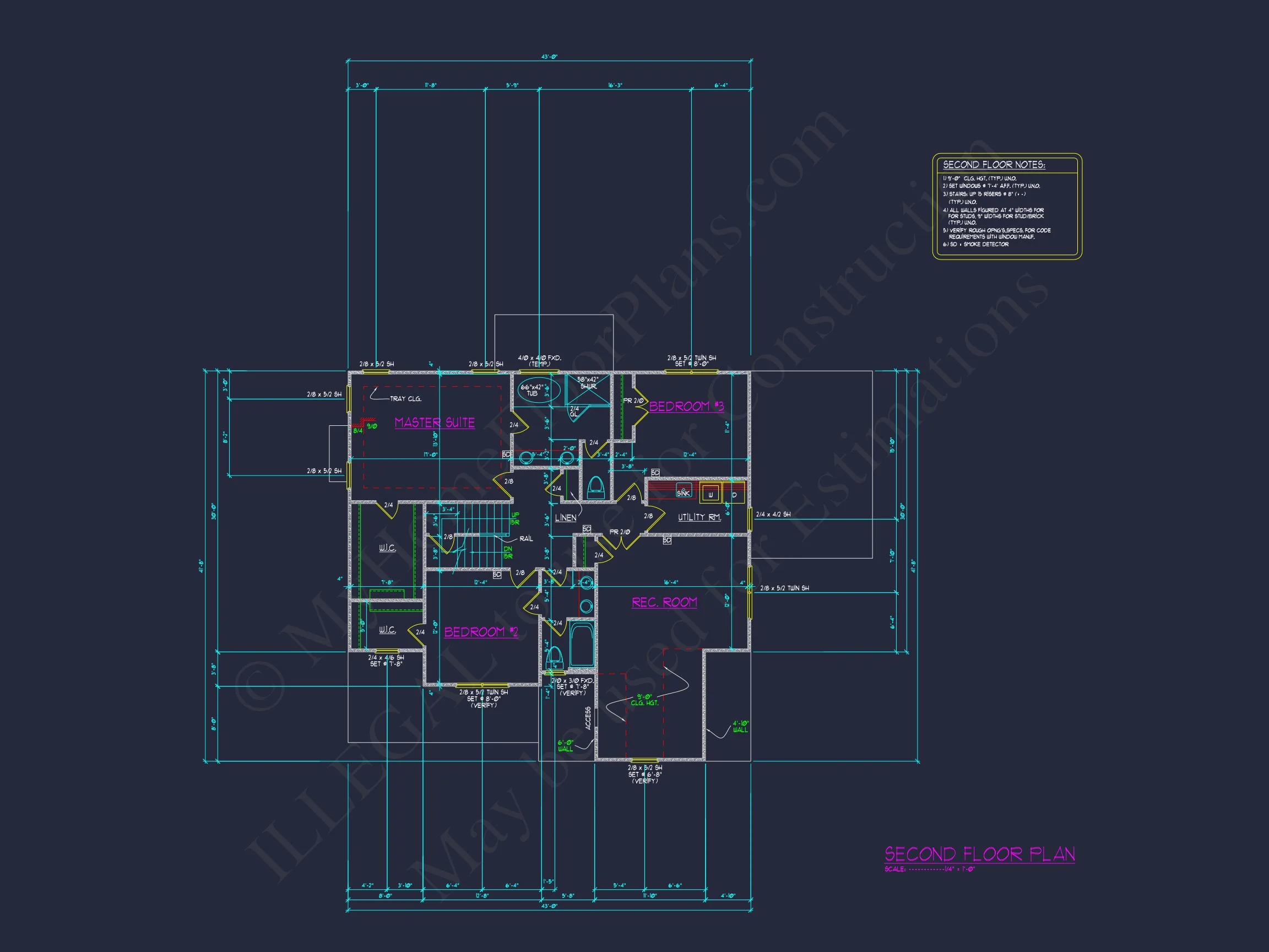 15-1119 HOUSE PLAN - Craftsman House Plan with Stunning 2-Story Design and Blueprint 11 Craftsman house Plan with Stunning 2-Story Design and Blueprint