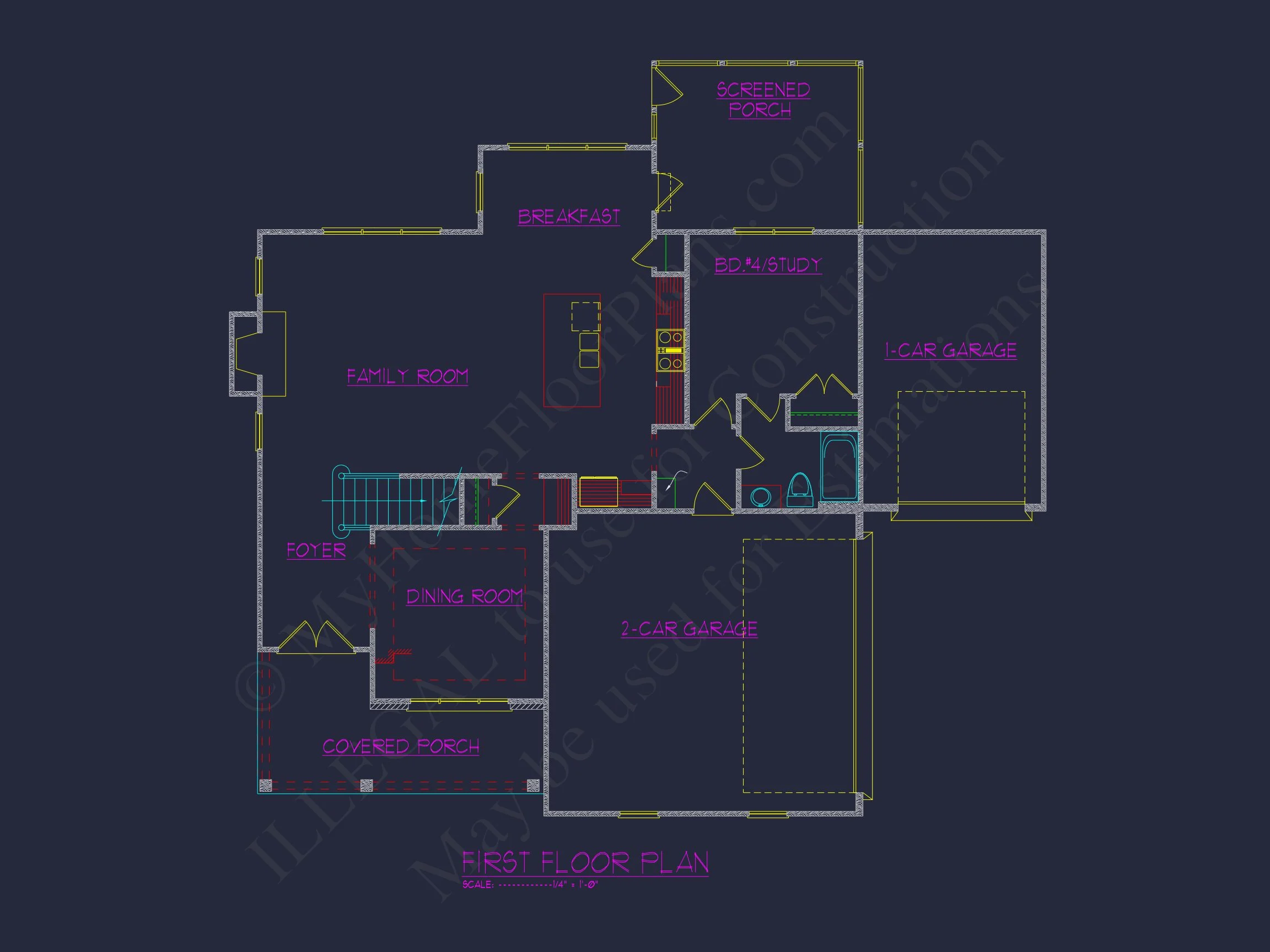 15-1119 HOUSE PLAN - Craftsman House Plan with Stunning 2-Story Design and Blueprint 7 Craftsman house Plan with Stunning 2-Story Design and Blueprint