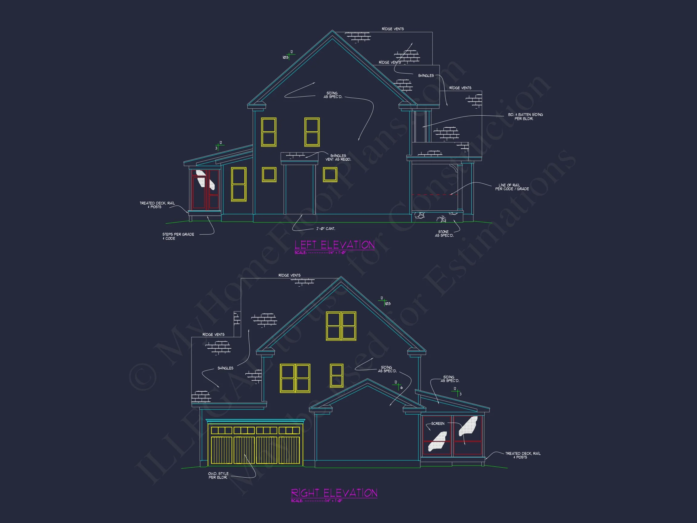 15-1119 HOUSE PLAN - Craftsman House Plan with Stunning 2-Story Design and Blueprint 6 Craftsman house Plan with Stunning 2-Story Design and Blueprint