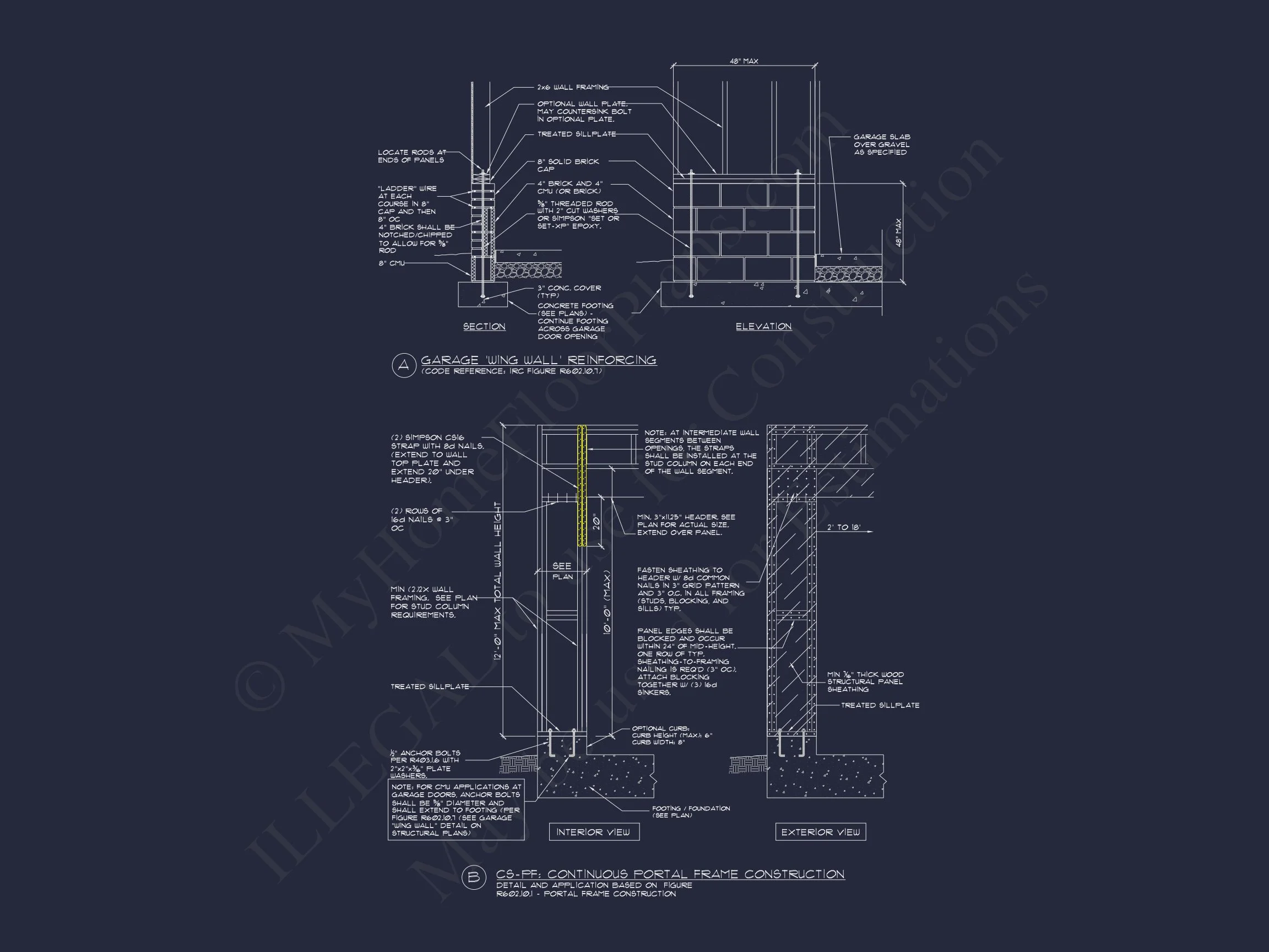 15-1083 HOUSE PLAN - Craftsman House Floor Plan with 4 Bedrooms & 2-Car Garage 13 Craftsman house Floor Plan with 4 Bedrooms & 2-Car Garage