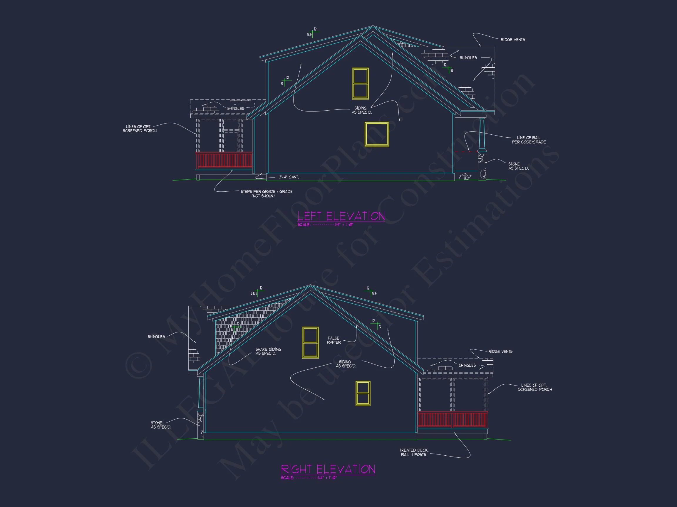 15-1083 HOUSE PLAN - Craftsman House Floor Plan with 4 Bedrooms & 2-Car Garage 4 Craftsman house Floor Plan with 4 Bedrooms & 2-Car Garage