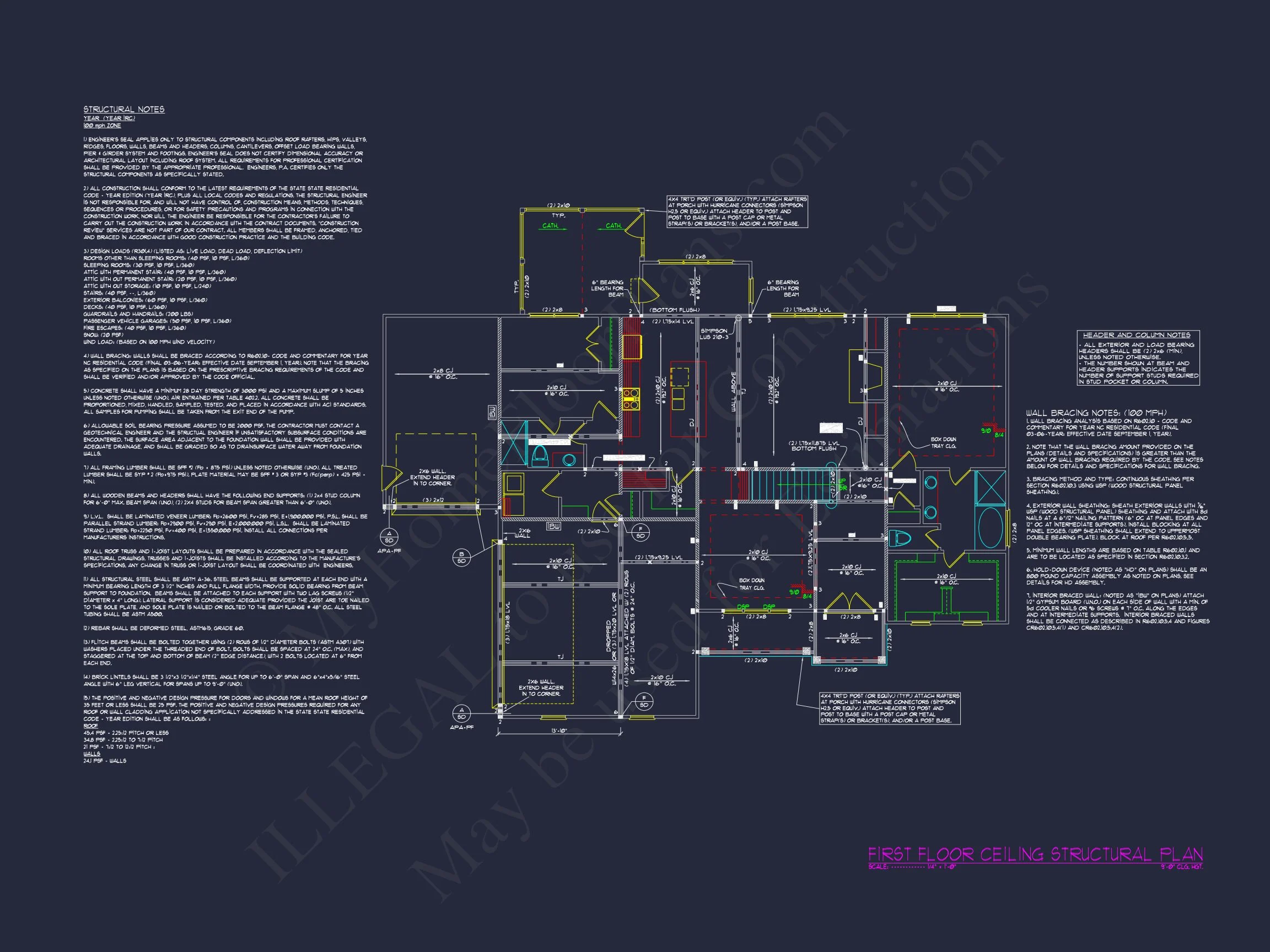 15-1061 HOUSE PLAN - Custom House Plan | Floor Plan Blueprint with CAD Designs 9 Custom house Plan