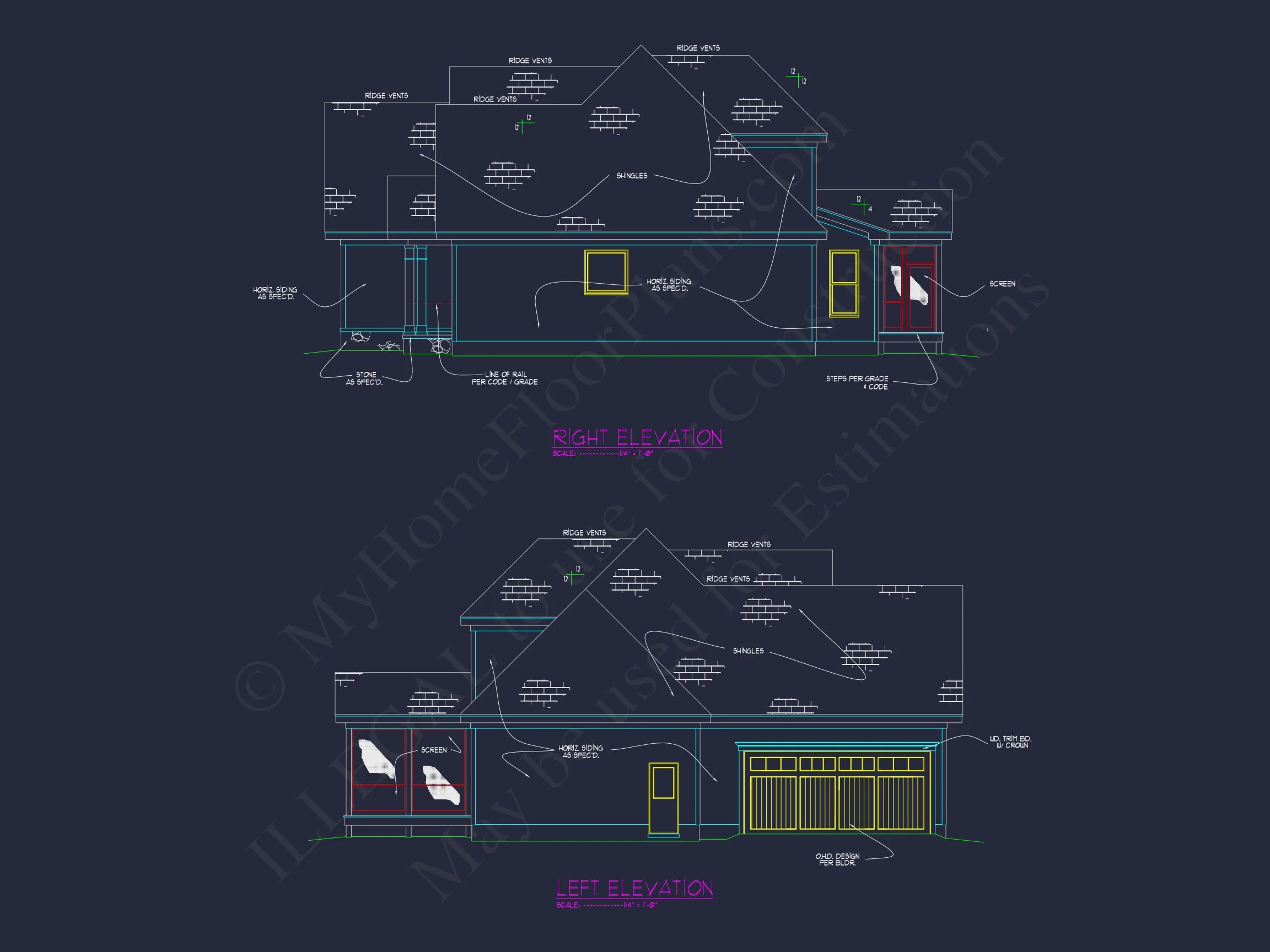 15-1061 HOUSE PLAN - Custom House Plan | Floor Plan Blueprint with CAD Designs 3 Custom house Plan