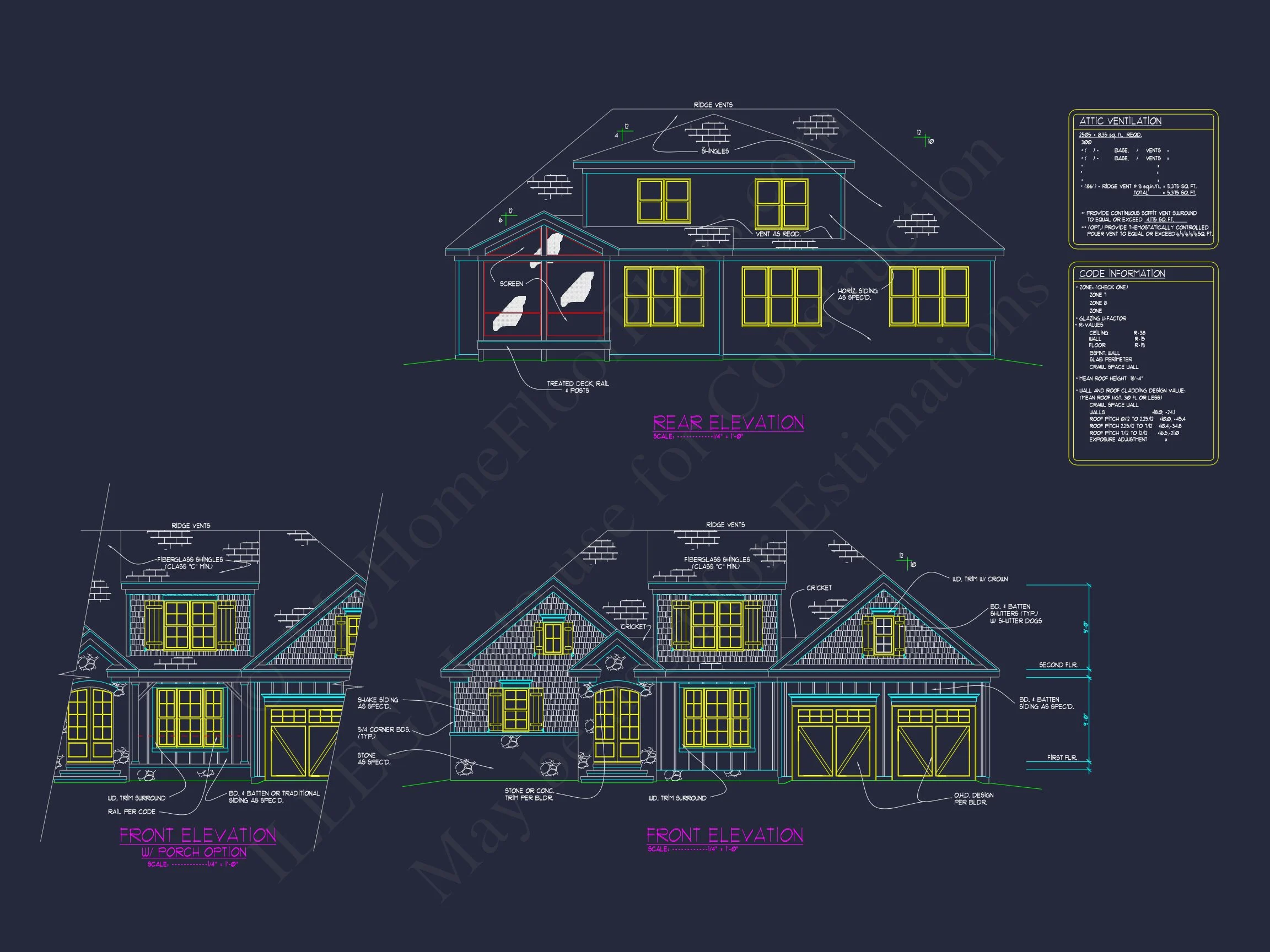 15-1044 HOUSE PLAN - Elegant House Plan with Spacious Floor Plan, CAD, and Designs 2 Elegant house Plan with Spacious Floor Plan, CAD, and Designs