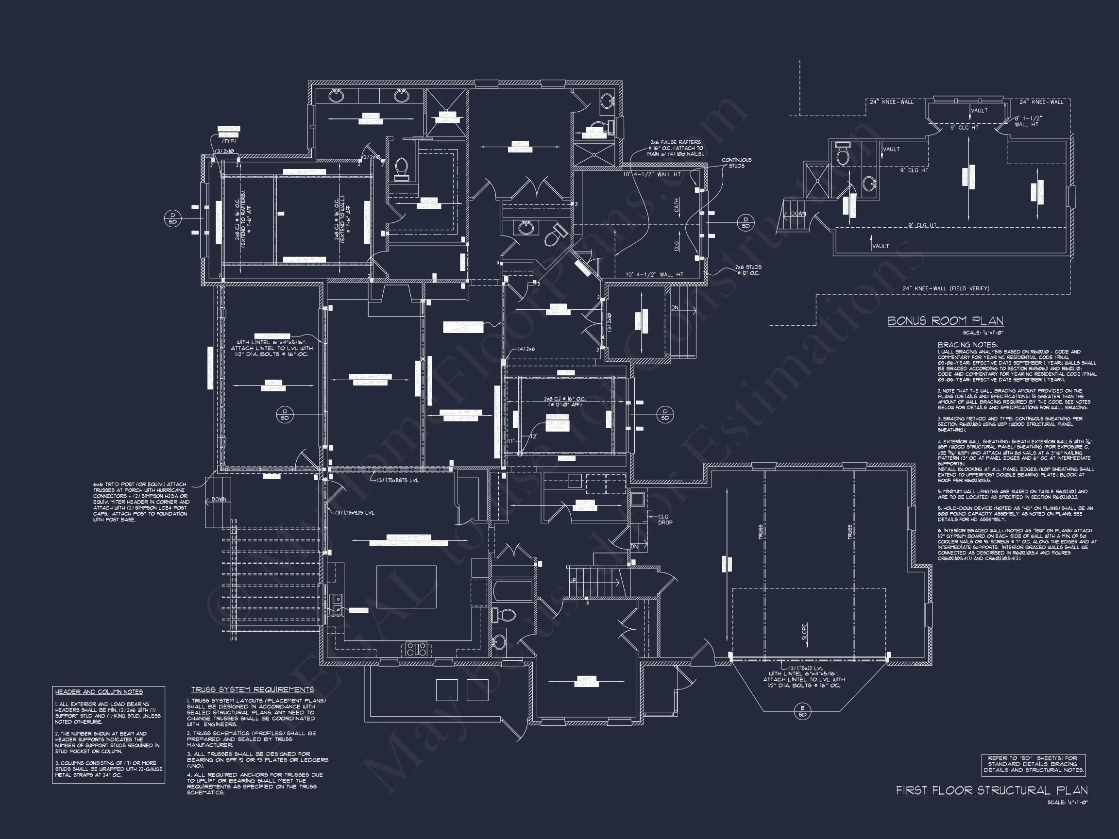 15-1009 HOUSE PLAN - Spacious House Blueprint Featuring Traditional Designs 12 Spacious house Blueprint Featuring Traditional Designs