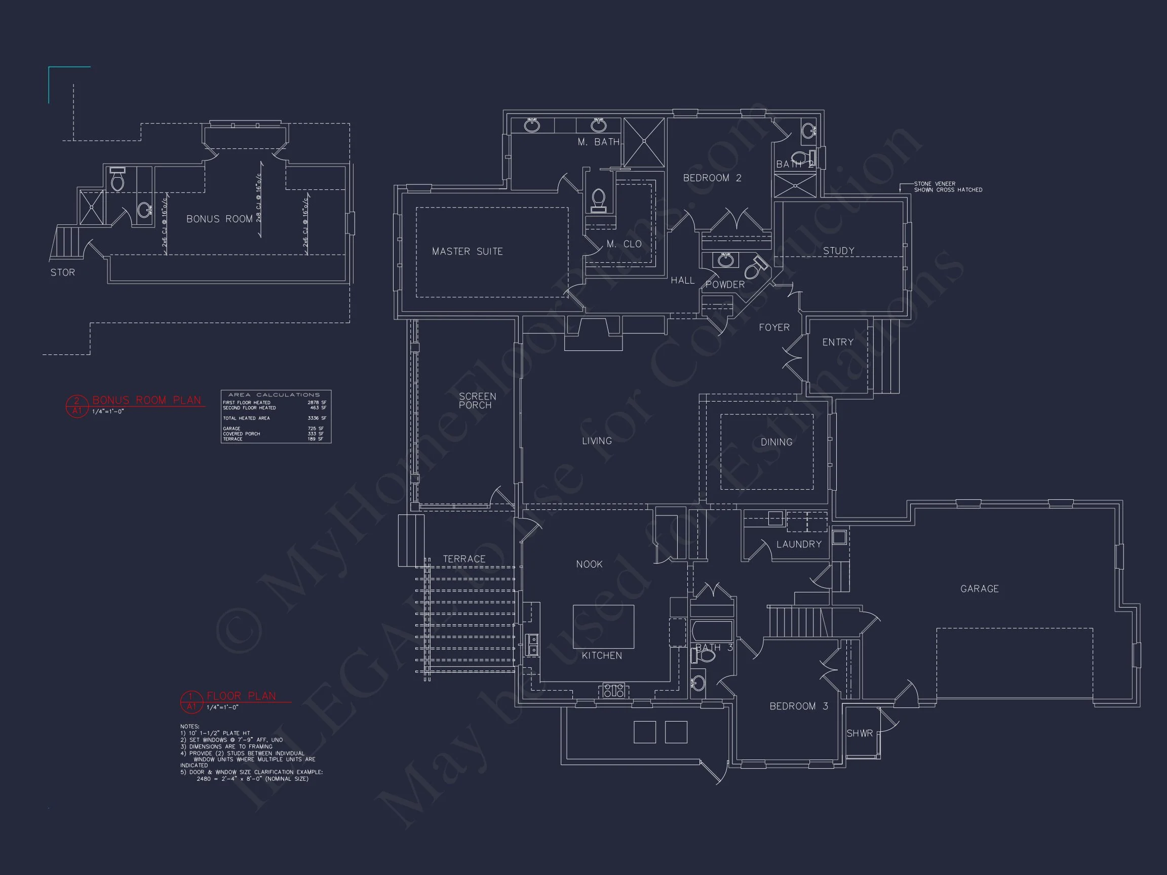 15-1009 HOUSE PLAN - Spacious House Blueprint Featuring Traditional Designs 5 Spacious house Blueprint Featuring Traditional Designs
