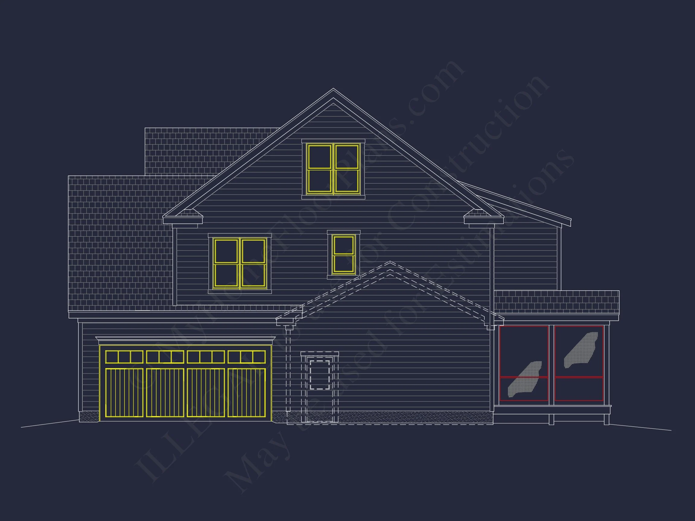 14-2160 HOUSE PLAN - Elegant House Floor Plan with CAD Blueprint Designs 6 Elegant house Floor Plan with CAD Blueprint Designs