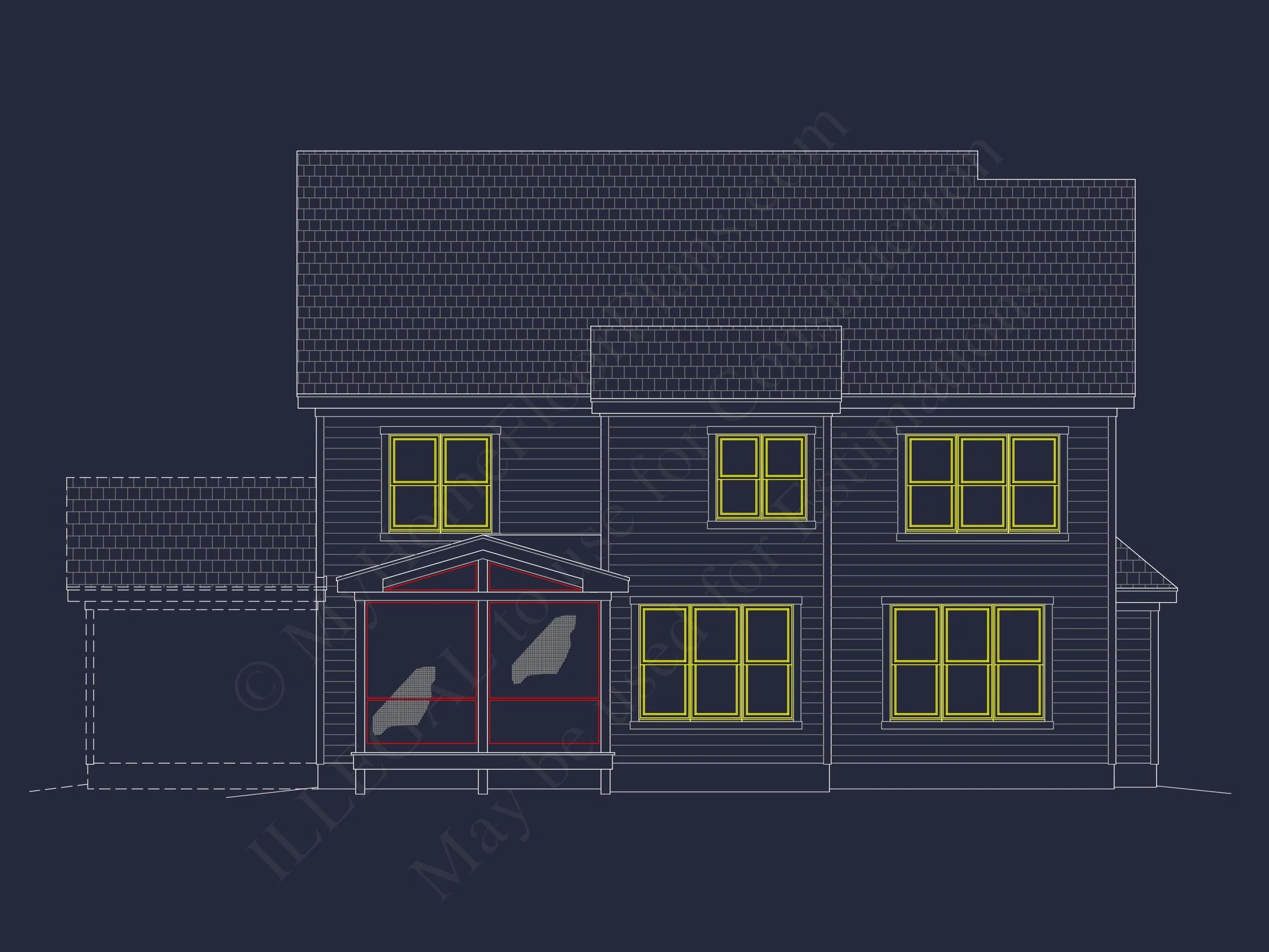 14-2160 HOUSE PLAN - Elegant House Floor Plan with CAD Blueprint Designs 4 Elegant house Floor Plan with CAD Blueprint Designs