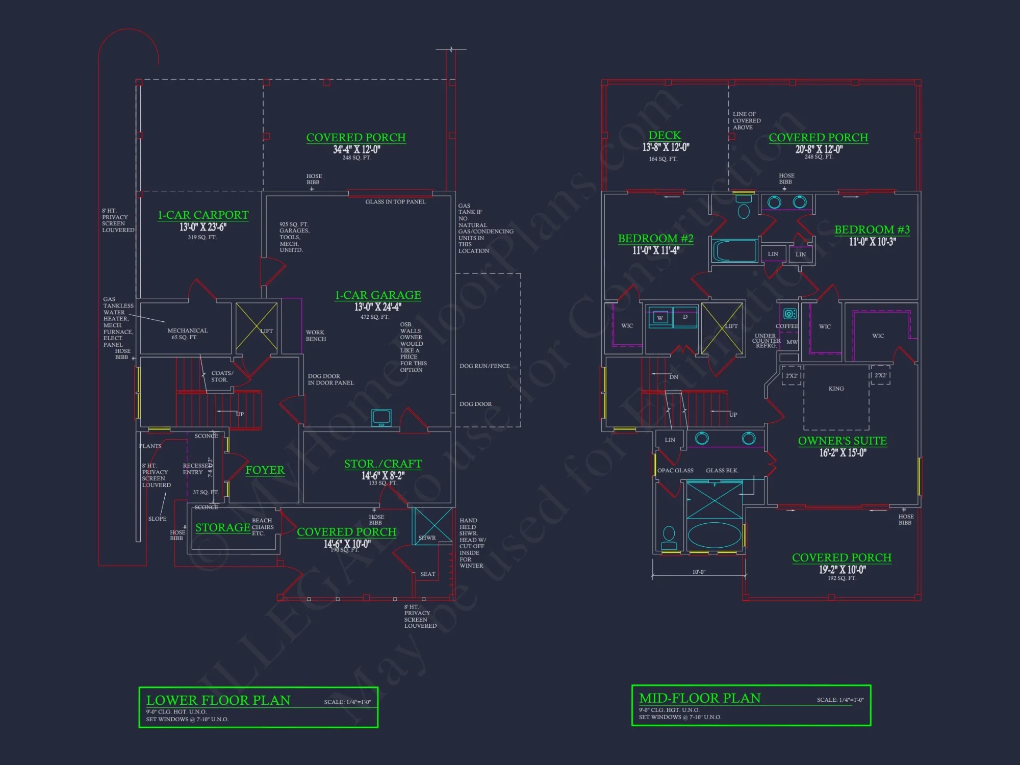 Modern Beach house Design Blueprint
