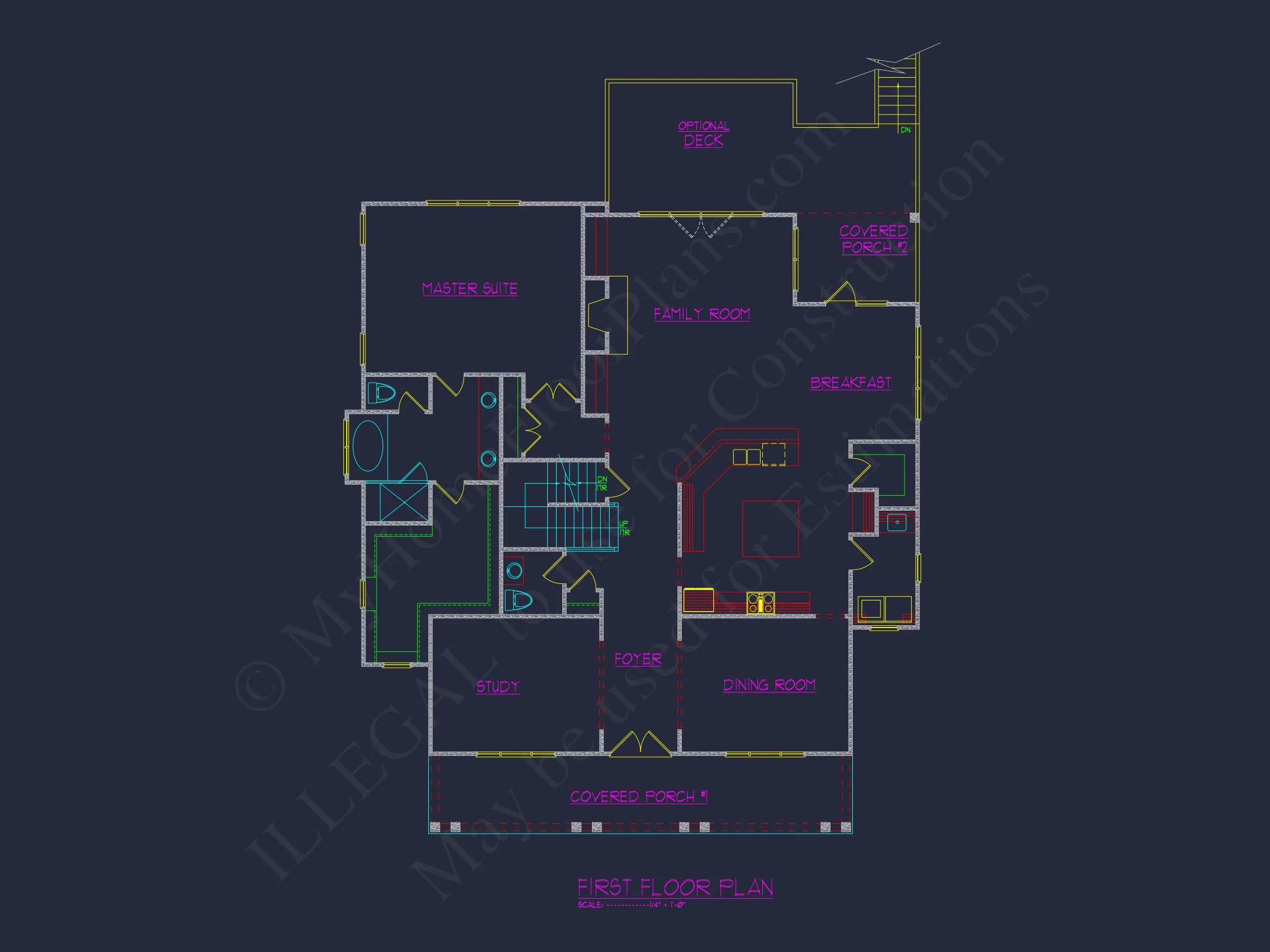 14-2093 HOUSE PLAN - Modern CAD House Design with 4 Bedrooms & Floor Plan Details 6 Modern CAD house Design with 4 Bedrooms & Floor Plan Details