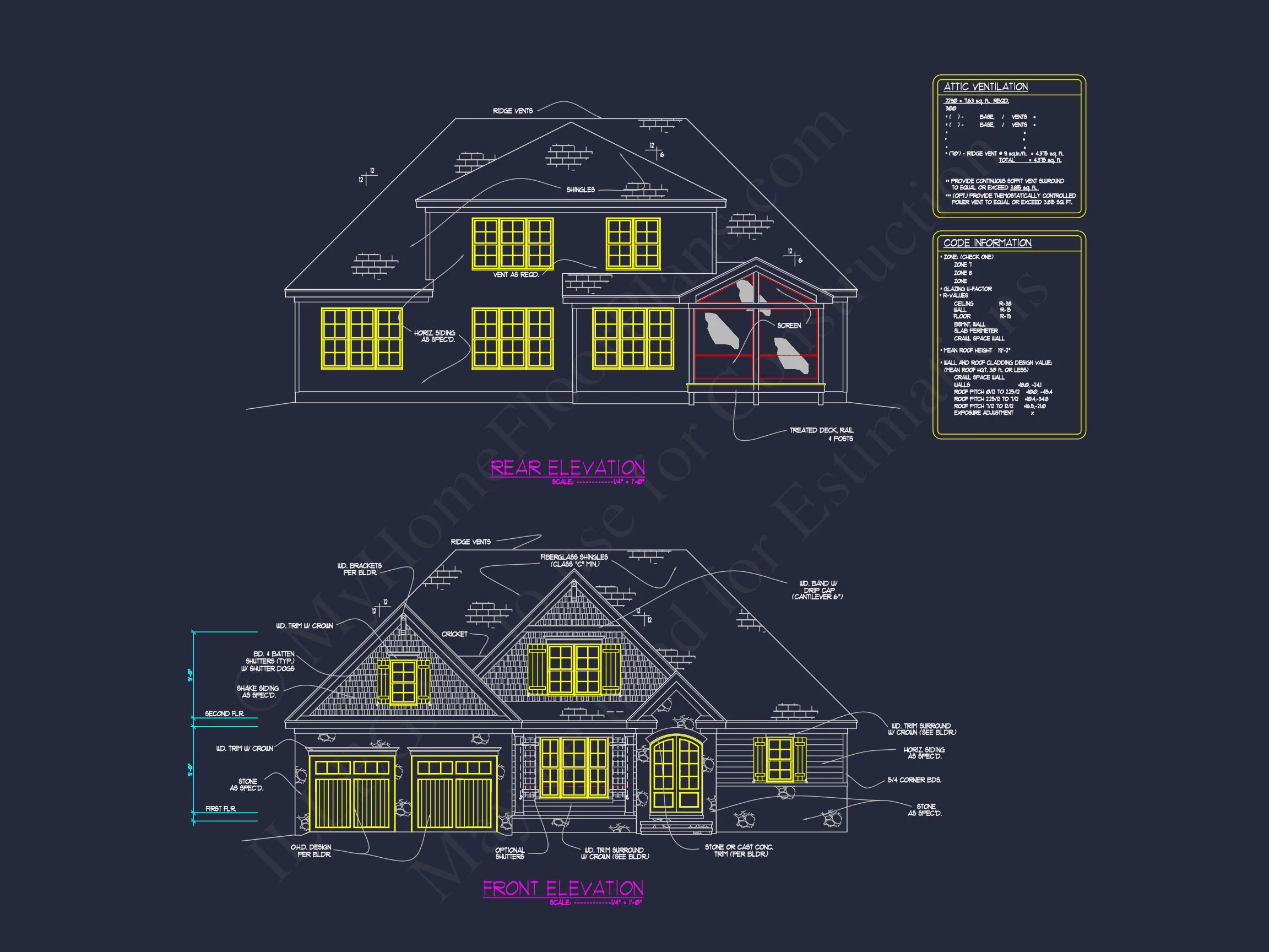 14-2010 HOUSE PLAN - Elegant House Plan with Custom Designs & CAD Blueprints 27 Elegant house Plan with Custom Designs & CAD Blueprints