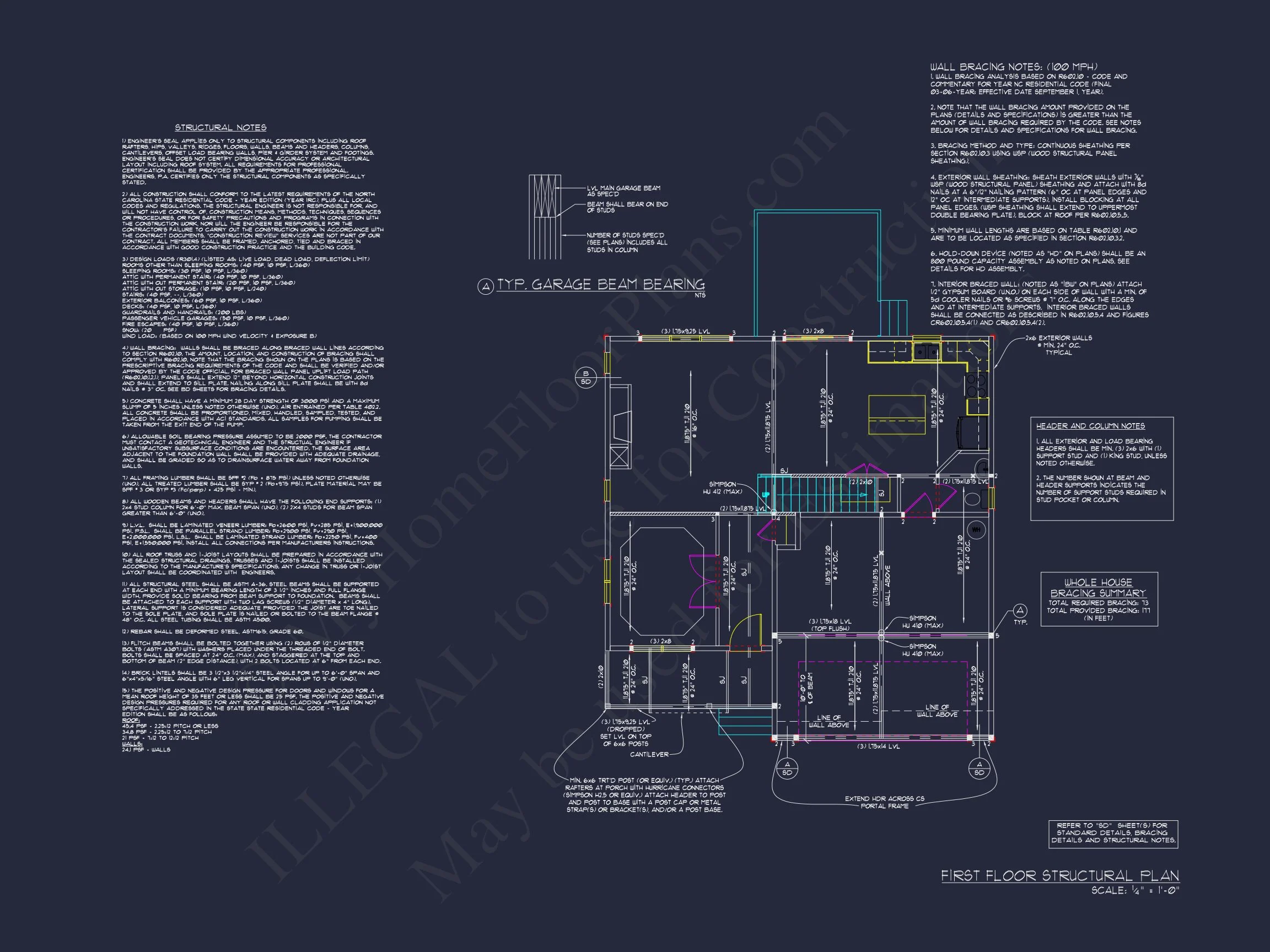 14-1996 HOUSE PLAN - Modern Suburban House Plan - CAD Blueprint for a 2-Story Design 9 Modern Suburban house Plan - CAD Blueprint for a 2-Story Design