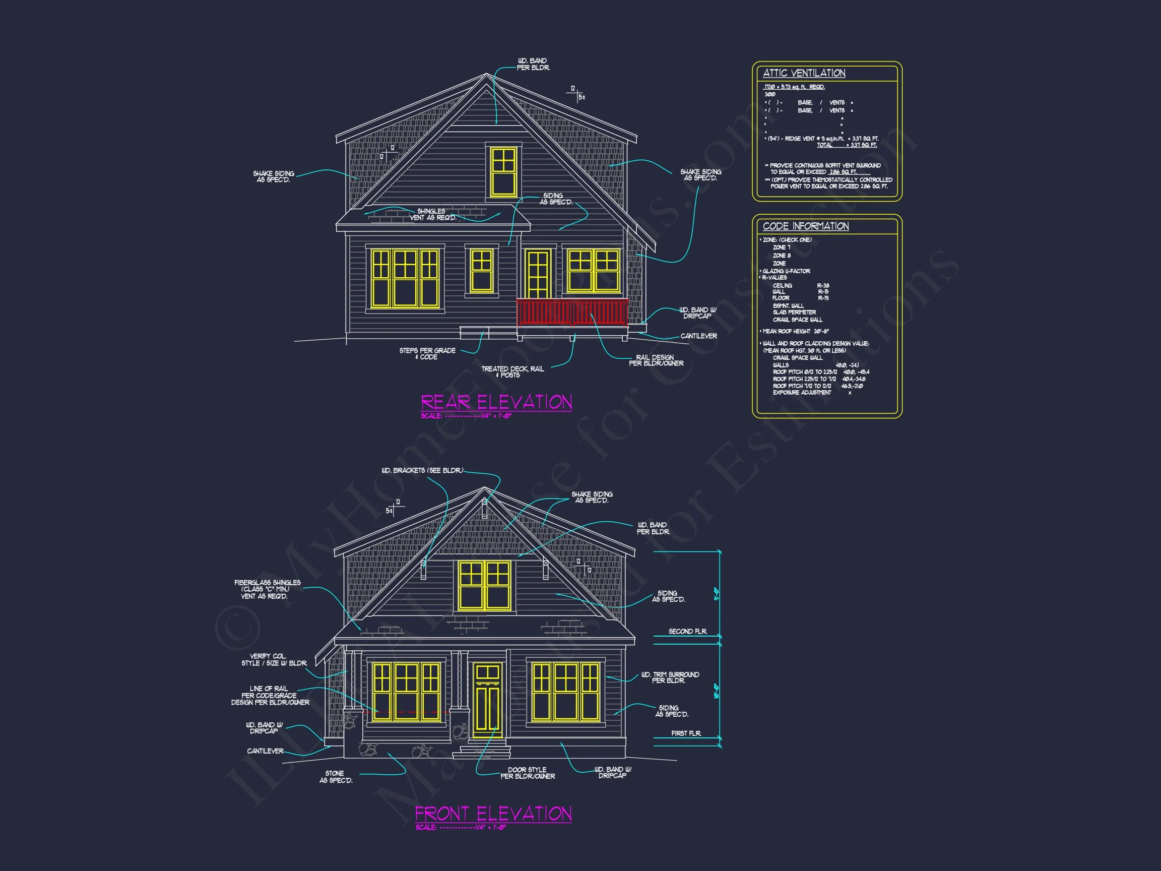 14-1992 HOUSE PLAN - House Floor Plan Design: 2-Story Craftsman Blueprint with CAD 14 house Floor Plan Design: 2-Story Craftsman Blueprint with CAD