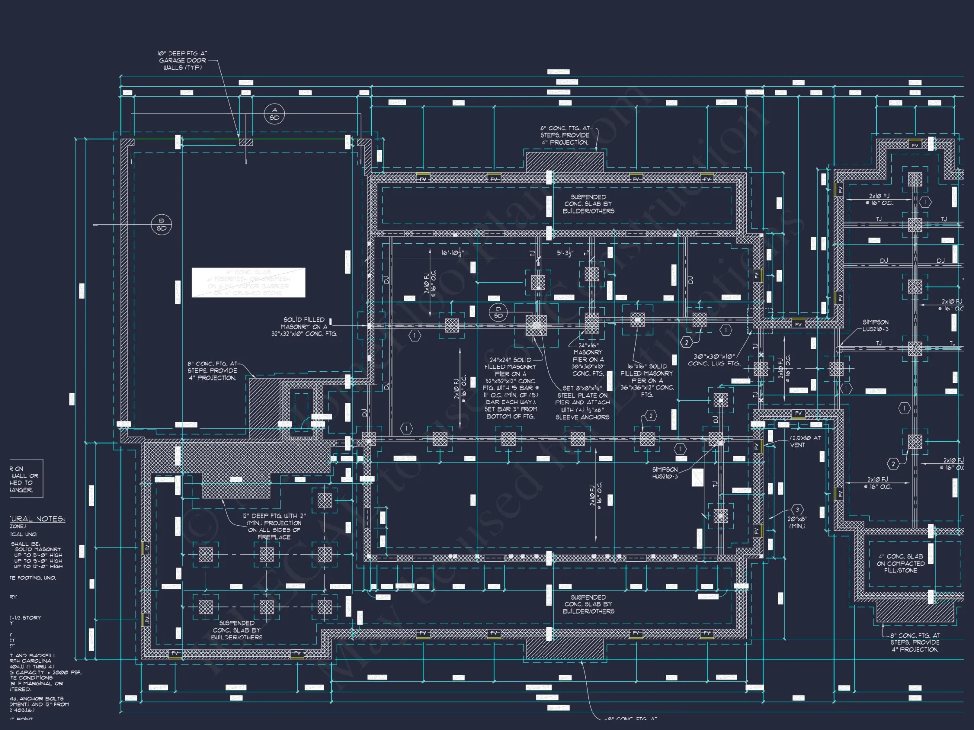 Modern Craftsman house Blueprint with Spacious Floor Plans