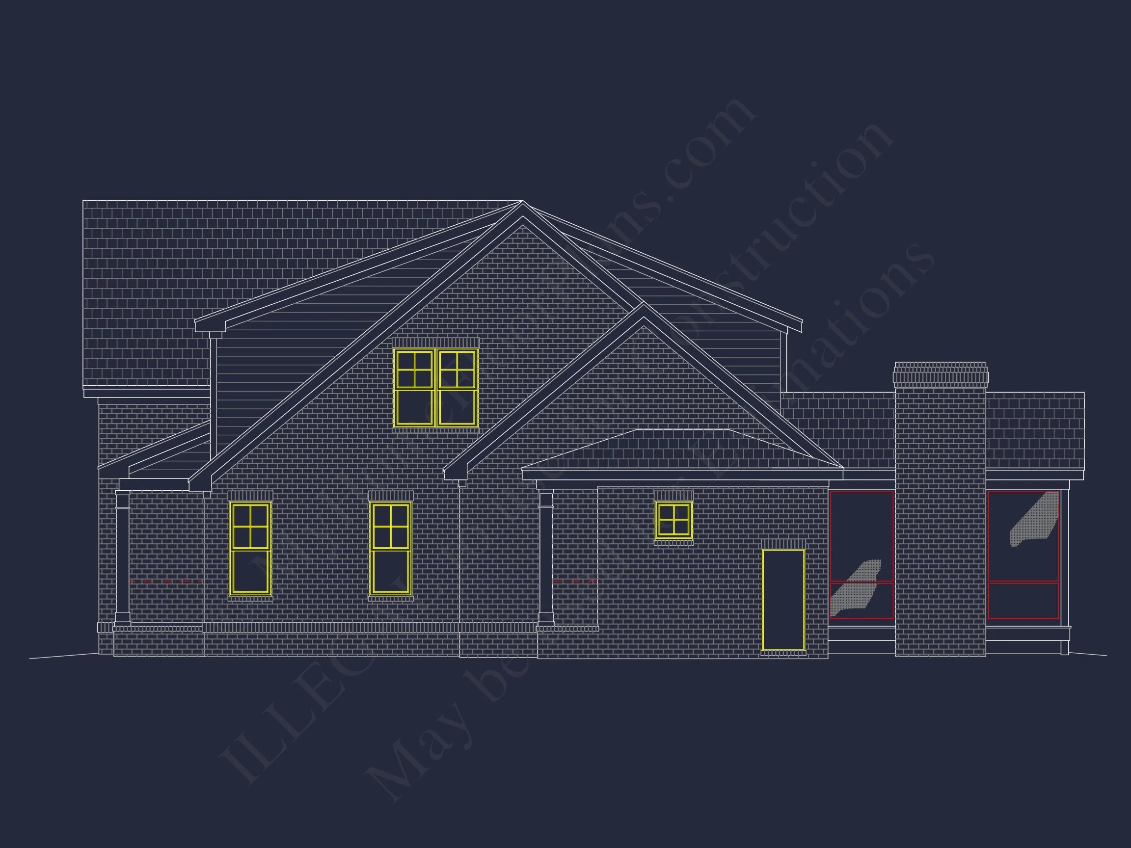 14-1861 HOUSE PLAN - Craftsman House Plan with Floor Plan, CAD, and Blueprints 8 Craftsman house Plan with Floor Plan, CAD, and Blueprints