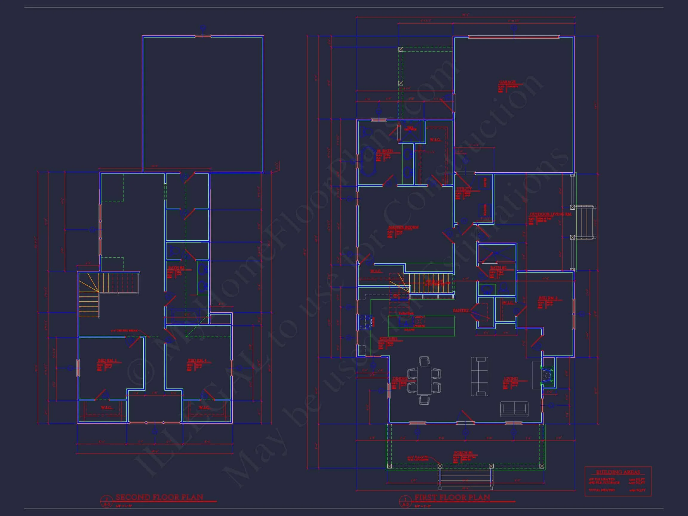 14-1731 HOUSE PLAN - Elegant 2-Story House Plan: Blueprint with CAD Designs 5 Elegant 2-Story house Plan: Blueprint with CAD Designs