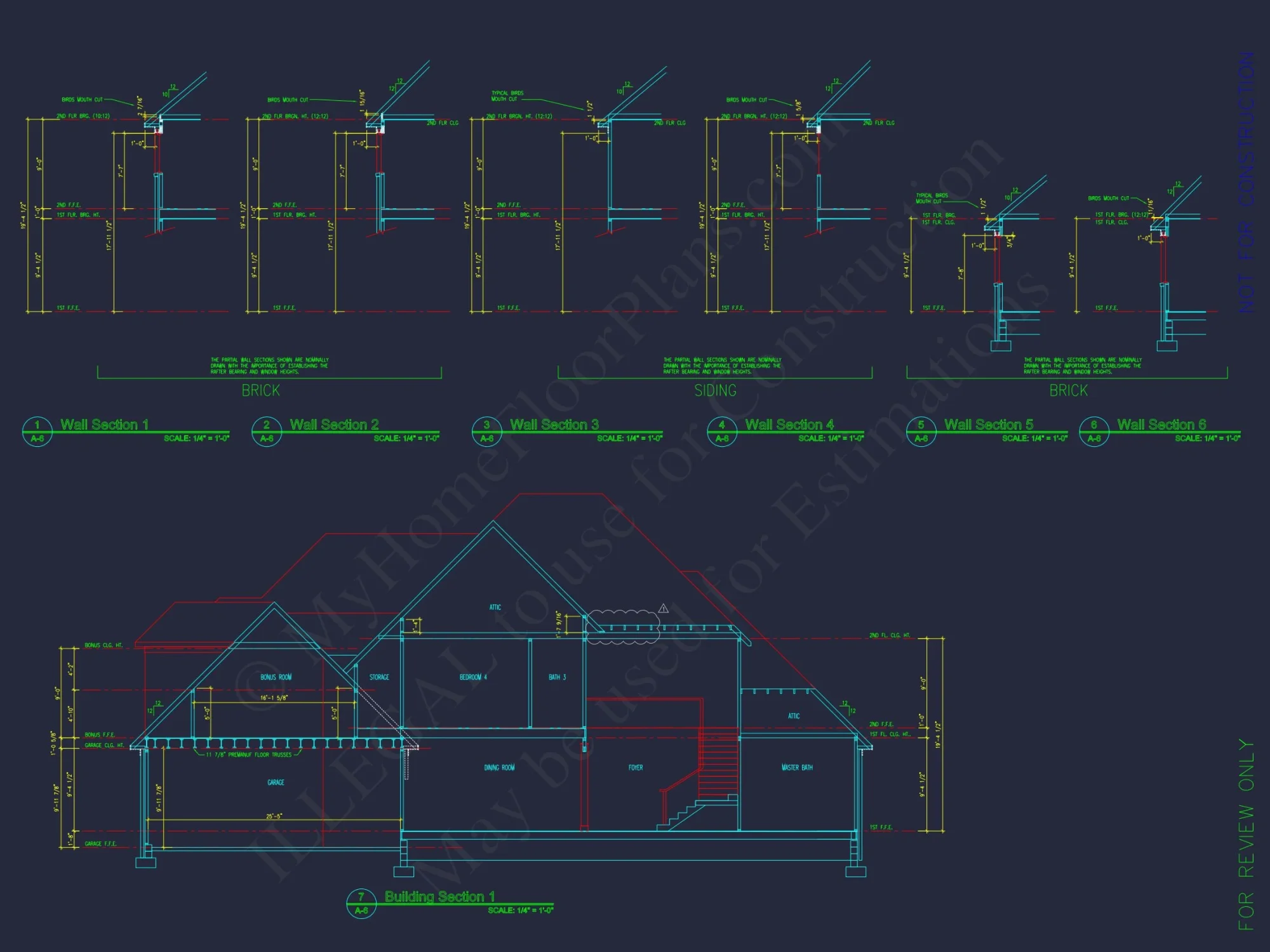 Traditional house Plan with CAD Blueprint & Custom Floor Designs