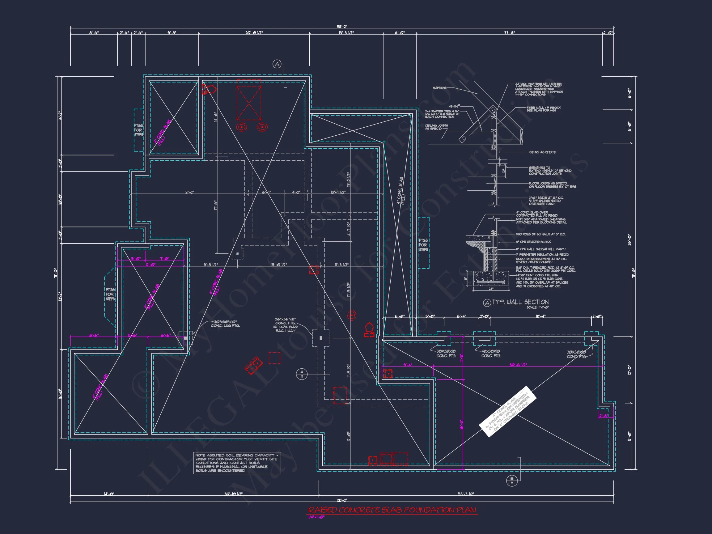 14-1723 HOUSE PLAN - Elegant House Plan with CAD Blueprints | Spacious 3-Bedroom Design 11 Spacious 3-Bedroom Design
