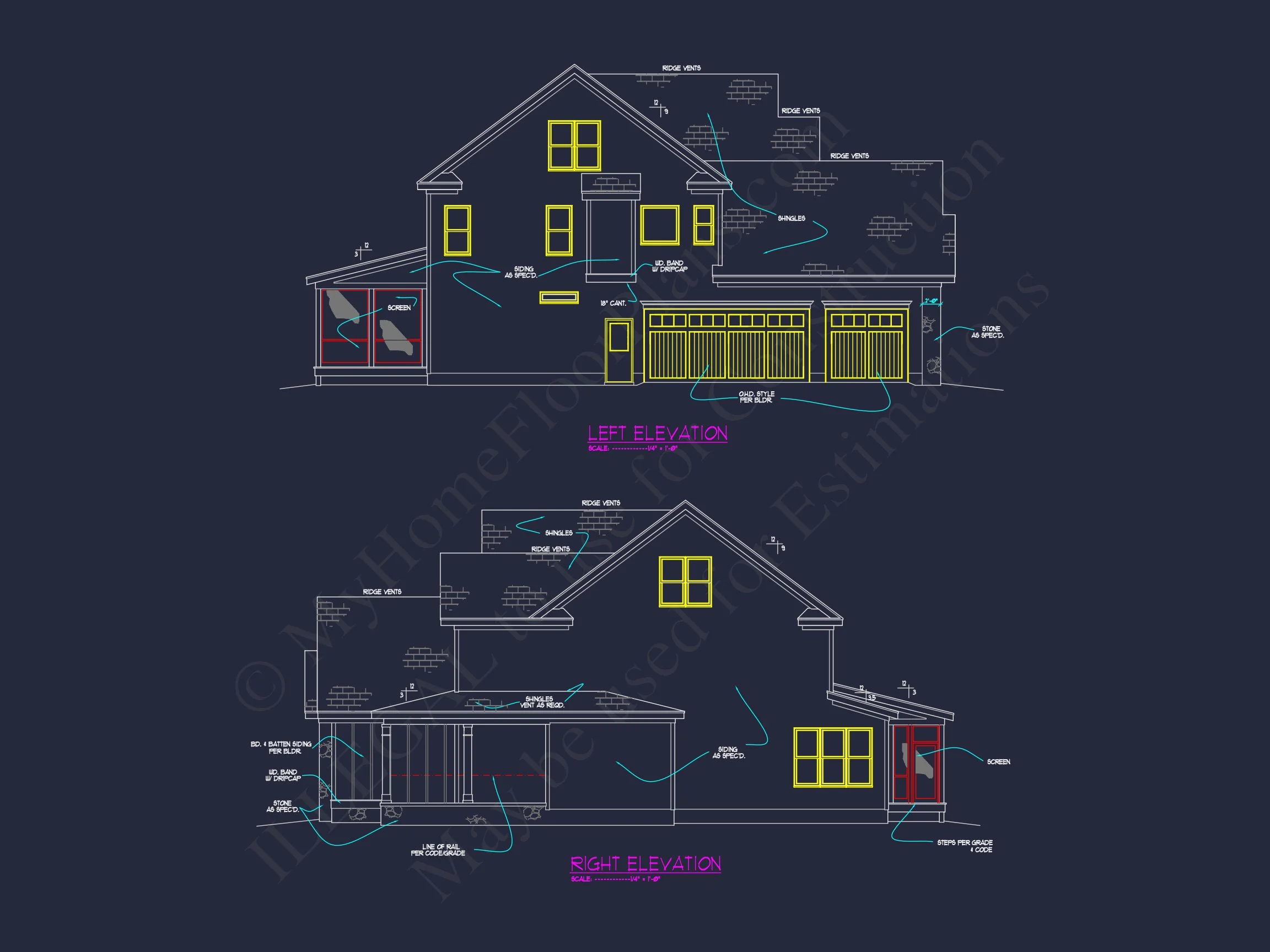 14-1671 HOUSE PLAN - House Plan Blueprint with Spacious Layout, CAD Design & Features 8 house Plan Blueprint with Spacious Layout, CAD Design & Features