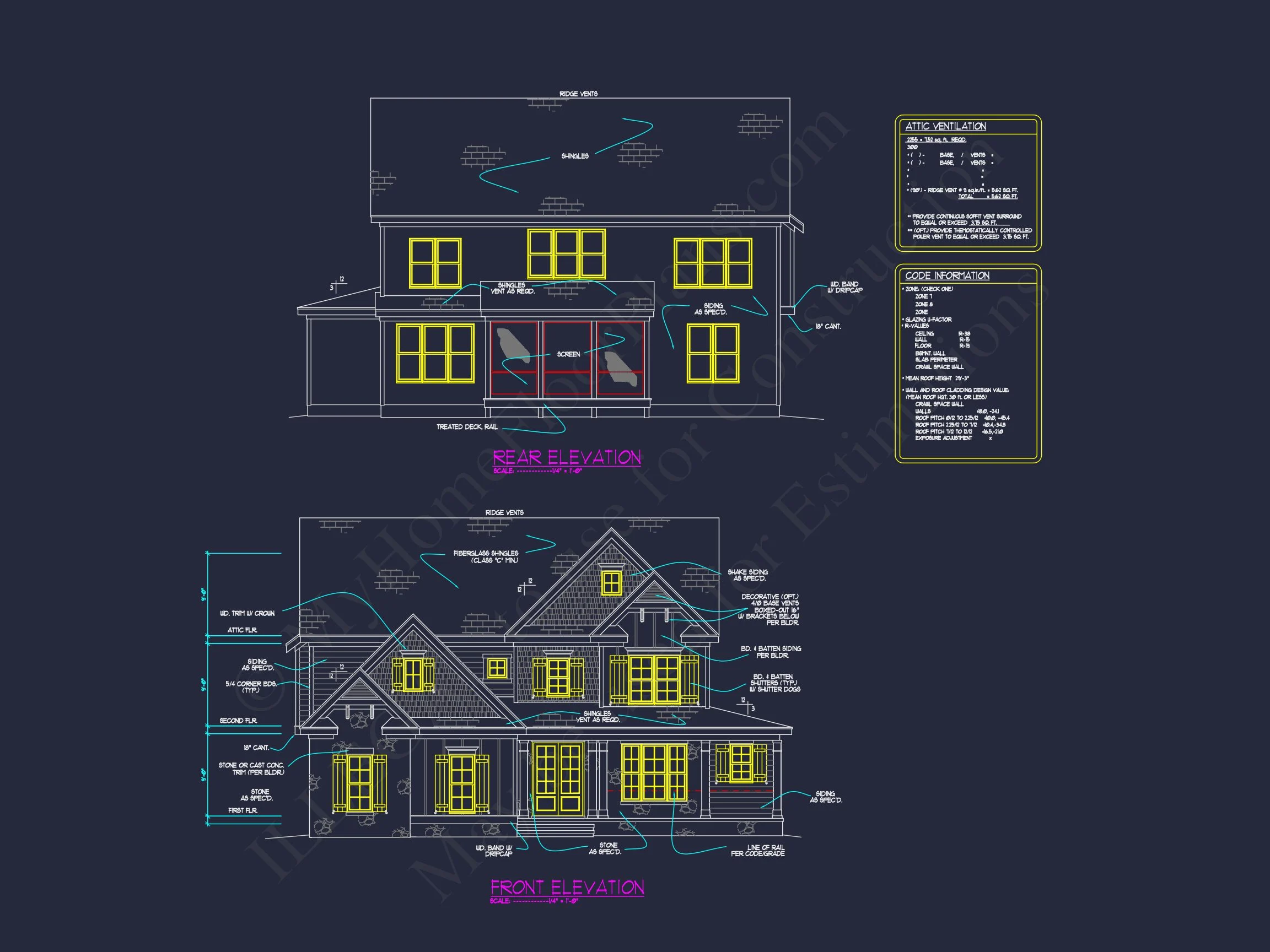 14-1671 HOUSE PLAN - House Plan Blueprint with Spacious Layout, CAD Design & Features 7 house Plan Blueprint with Spacious Layout, CAD Design & Features