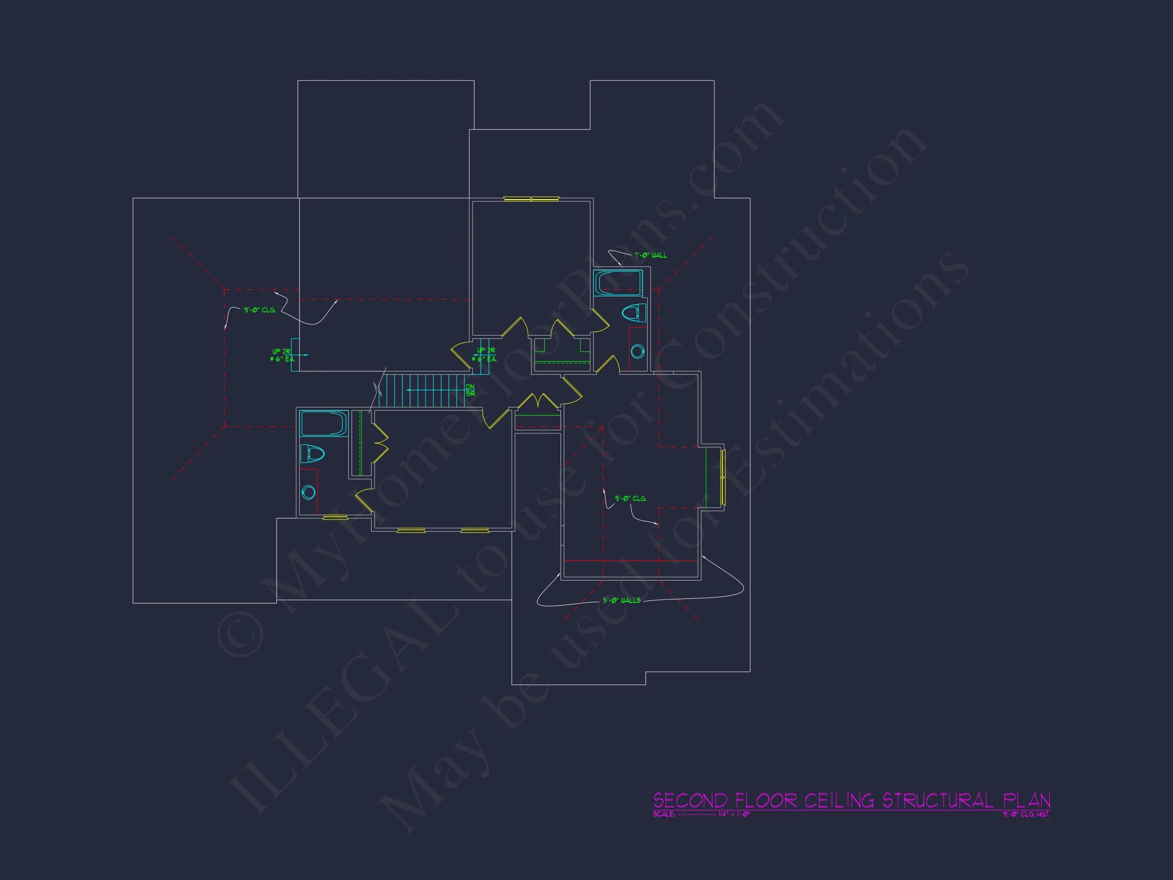 14-1440 HOUSE PLAN - Beautiful House Floor Plan with CAD Designs and Blueprints 11 Beautiful house Floor Plan with CAD Designs and Blueprints