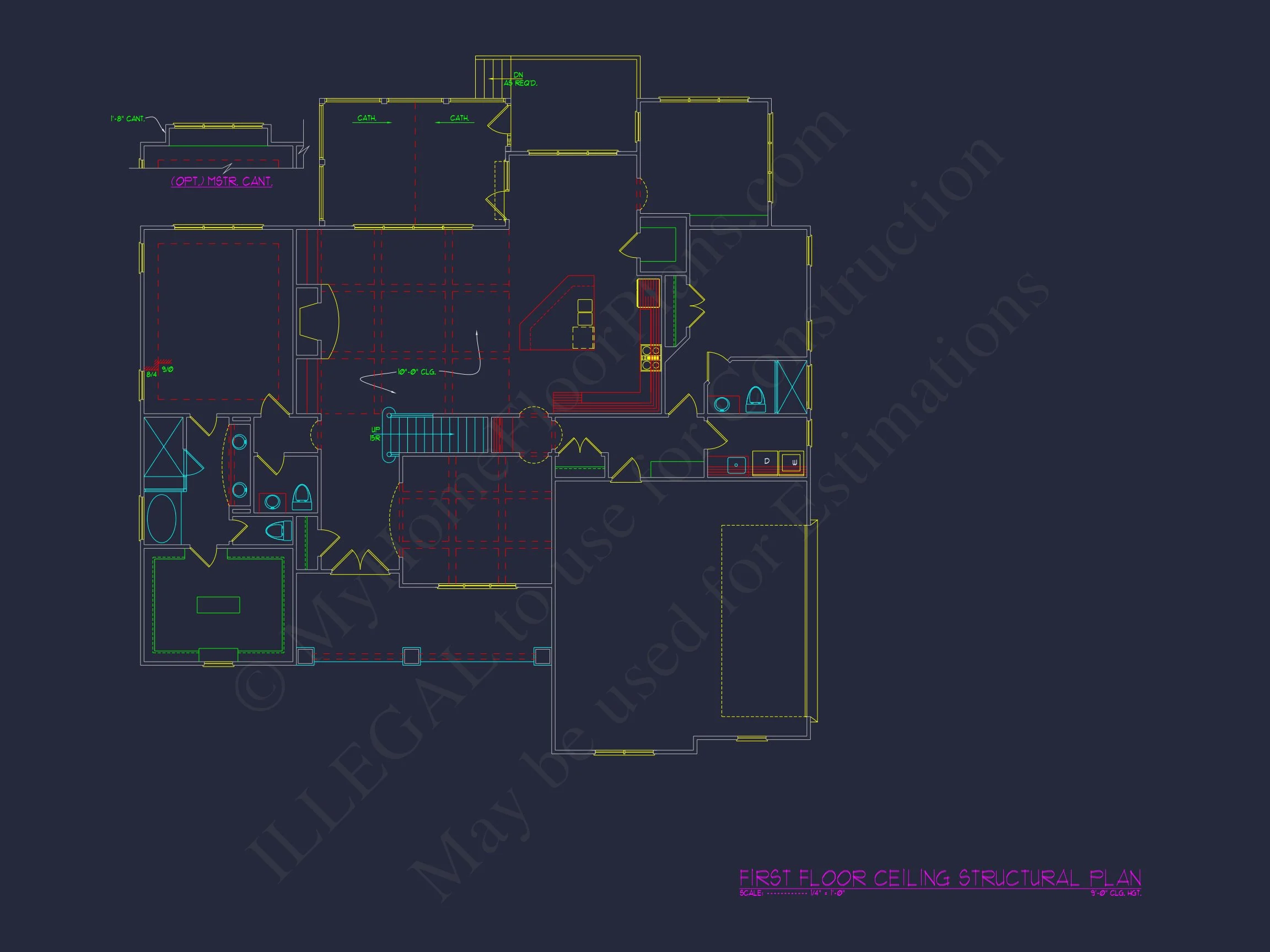 14-1440 HOUSE PLAN - Beautiful House Floor Plan with CAD Designs and Blueprints 10 Beautiful house Floor Plan with CAD Designs and Blueprints