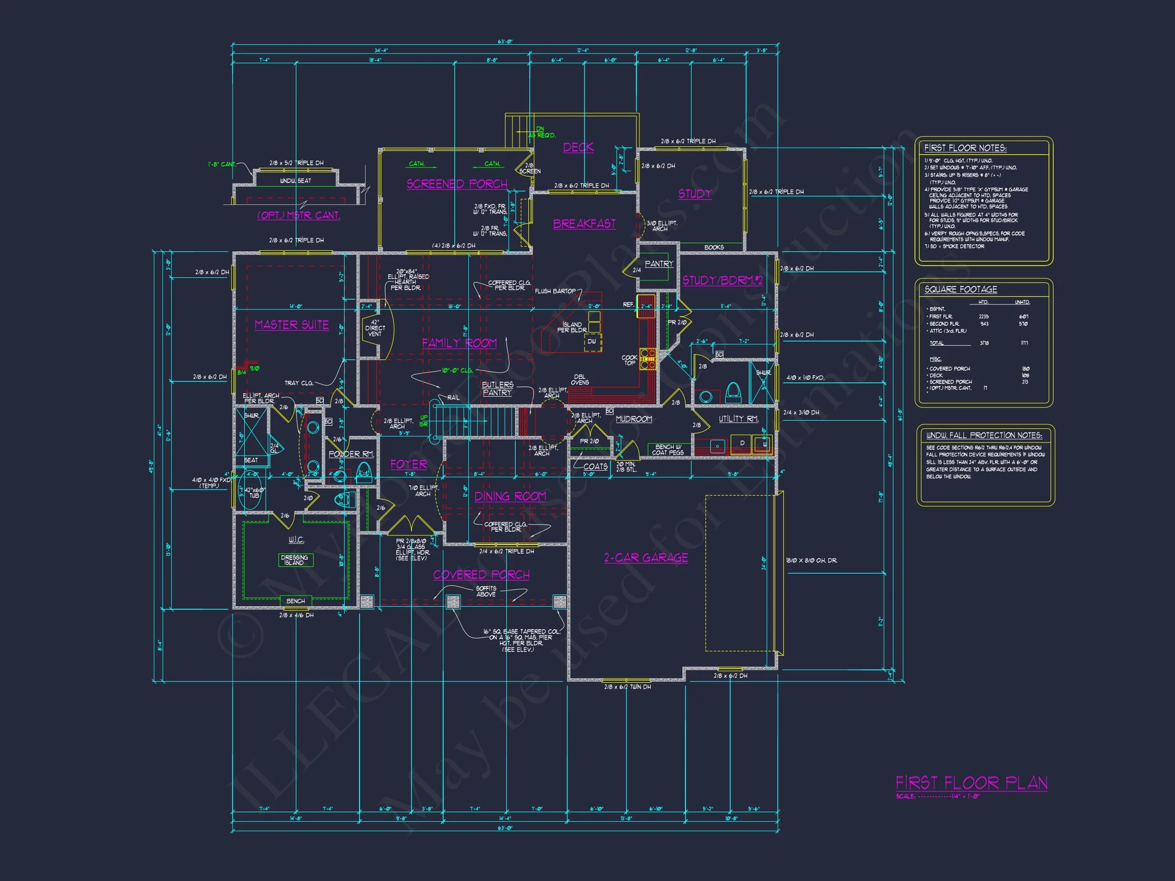14-1440 HOUSE PLAN - Beautiful House Floor Plan with CAD Designs and Blueprints 8 Beautiful house Floor Plan with CAD Designs and Blueprints