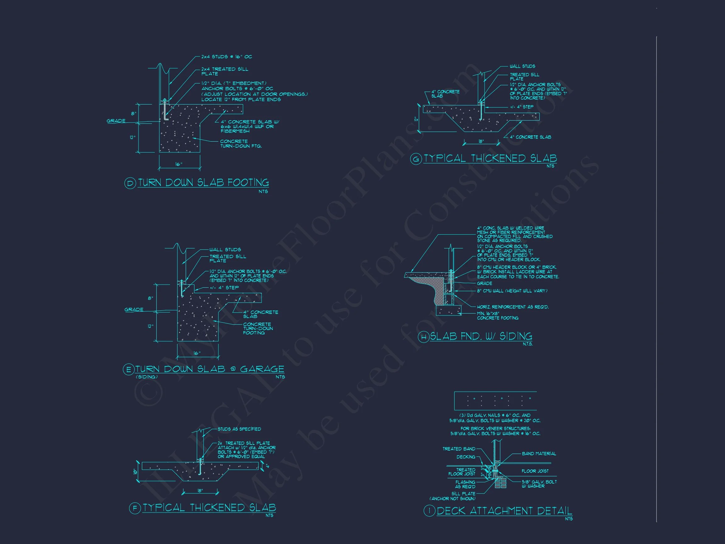 14-1423 HOUSE PLAN - House Floor Plan Blueprint with 4 Bedrooms | CAD Designs 16 house Floor Plan Blueprint with 4 Bedrooms