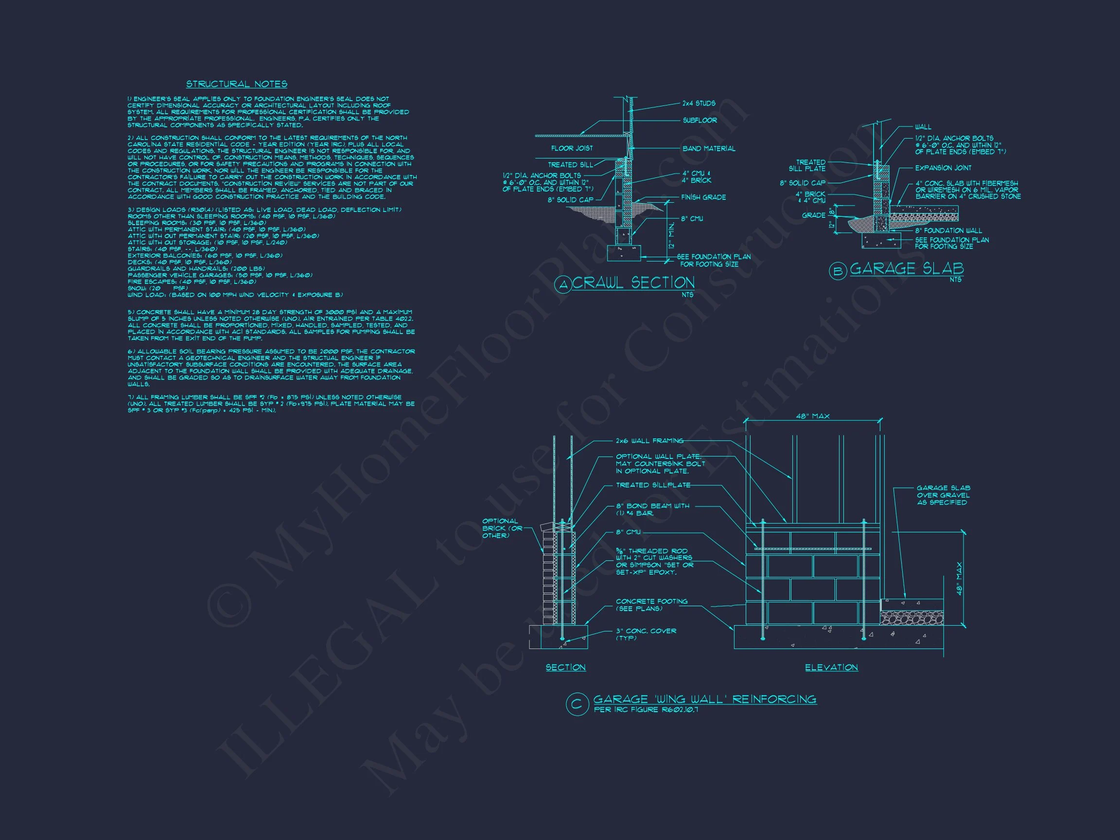 14-1423 HOUSE PLAN - House Floor Plan Blueprint with 4 Bedrooms | CAD Designs 15 CAD Designs