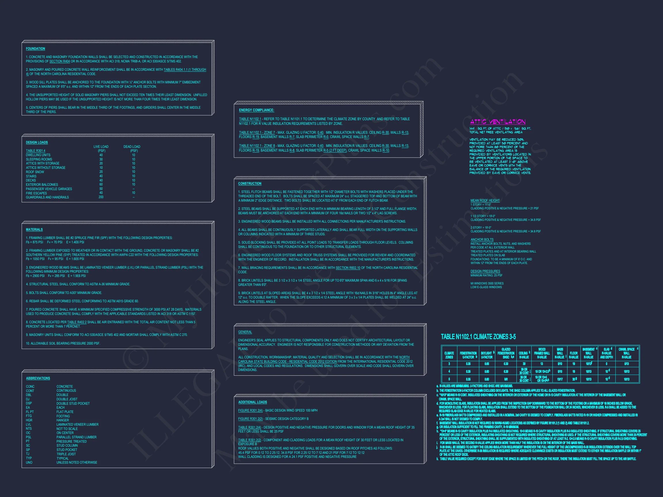 14-1423 HOUSE PLAN - House Floor Plan Blueprint with 4 Bedrooms | CAD Designs 10 house Floor Plan Blueprint with 4 Bedrooms