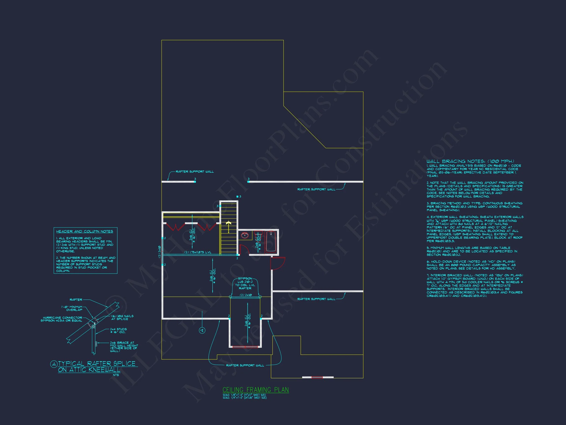 14-1410 HOUSE PLAN - Craftsman House Plan with Spacious Floor Plan & CAD Designs 12 Craftsman house Plan with Spacious Floor Plan & CAD Designs