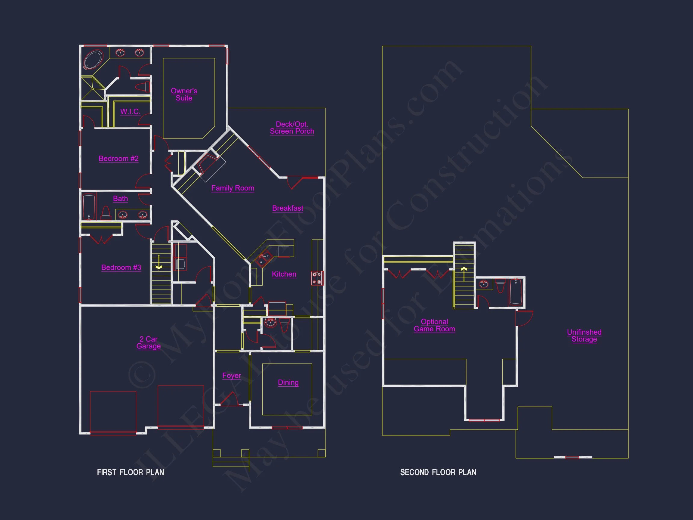 14-1410 HOUSE PLAN - Craftsman House Plan with Spacious Floor Plan & CAD Designs 5 Craftsman house Plan with Spacious Floor Plan & CAD Designs