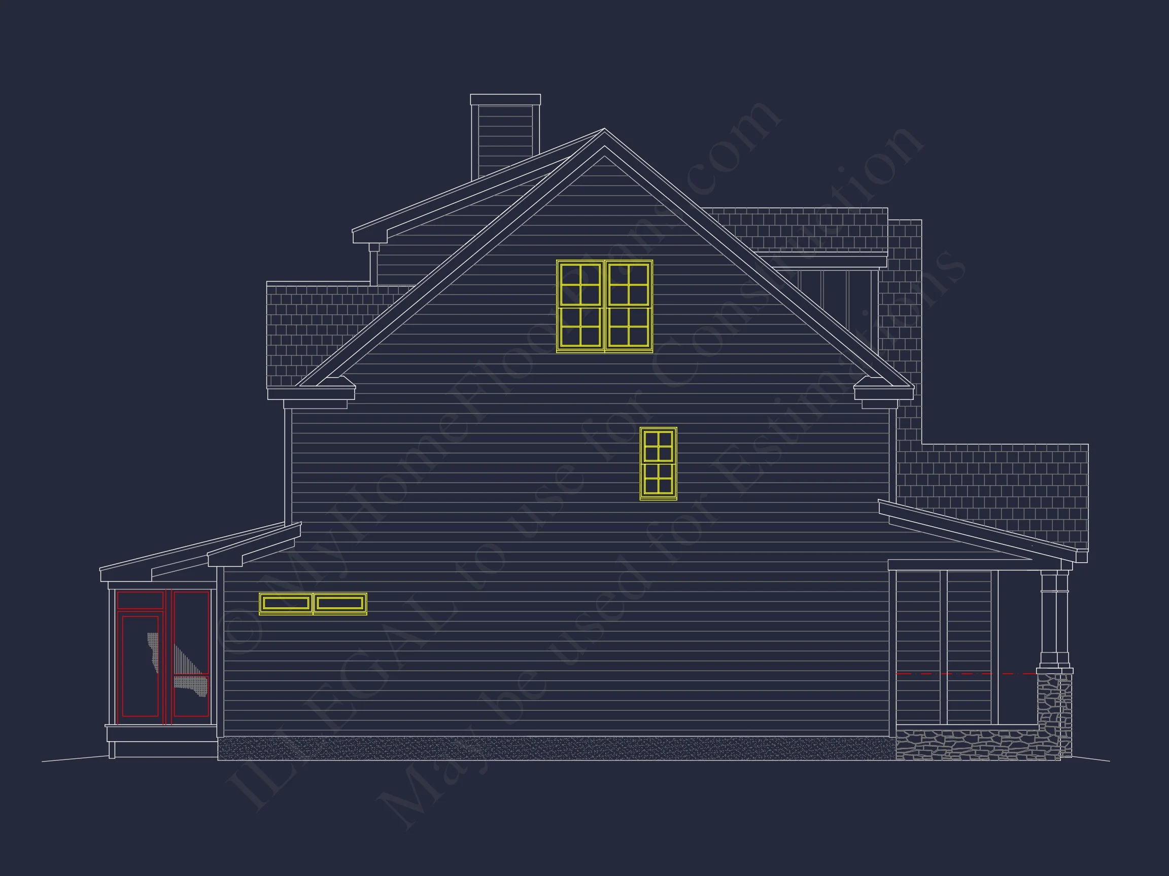14-1396 HOUSE PLAN - Versatile House Plan with CAD Designs and Bonus Features 5 Versatile house Plan with CAD Designs and Bonus Features