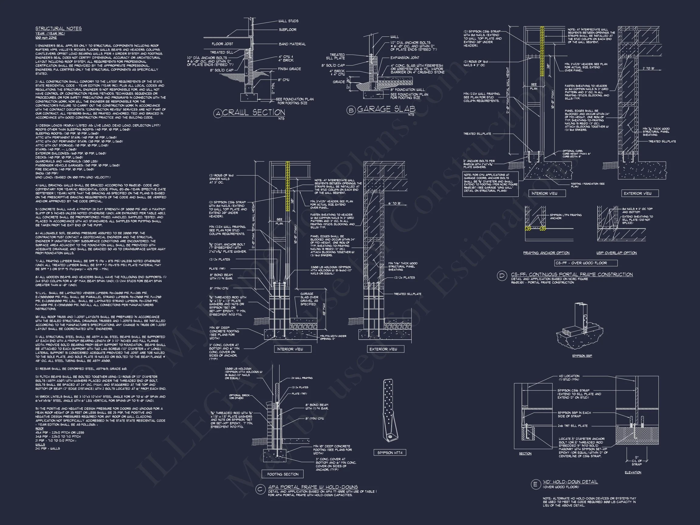 14-1283 HOUSE PLAN - Elegant Craftsman House Plan with Floor Plans and CAD Designs 12 Elegant Craftsman house Plan with Floor Plans and CAD Designs