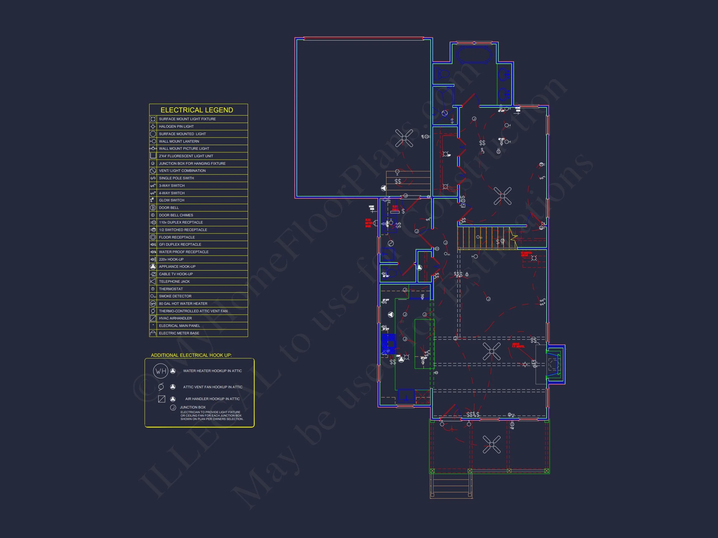 14-1283 HOUSE PLAN - Elegant Craftsman House Plan with Floor Plans and CAD Designs 9 Elegant Craftsman house Plan with Floor Plans and CAD Designs