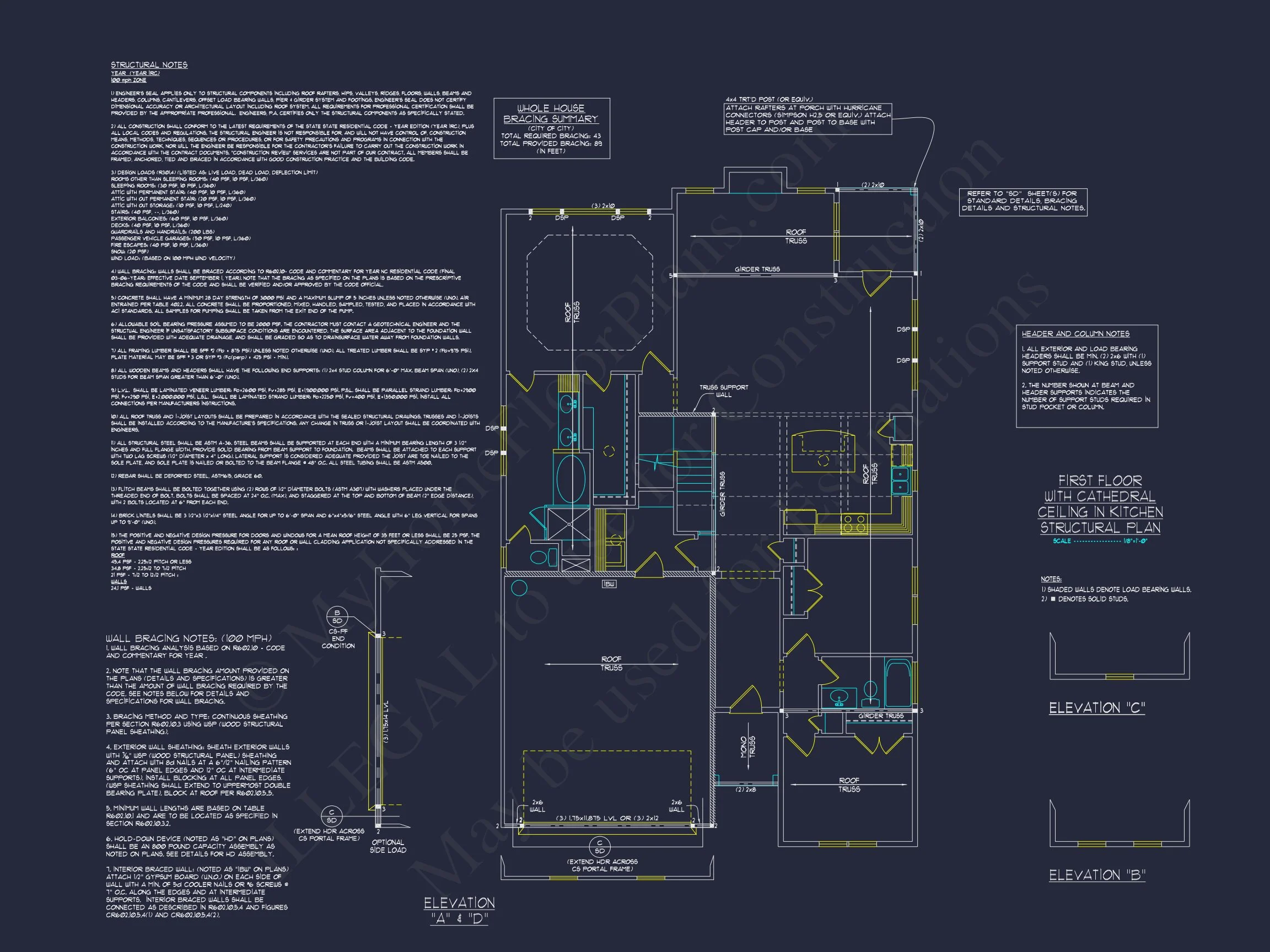14-1232 HOUSE PLAN - Stylish Craftsman House Plan with Two-Story Floor Designs 22 Stylish Craftsman house Plan with Two-Story Floor Designs