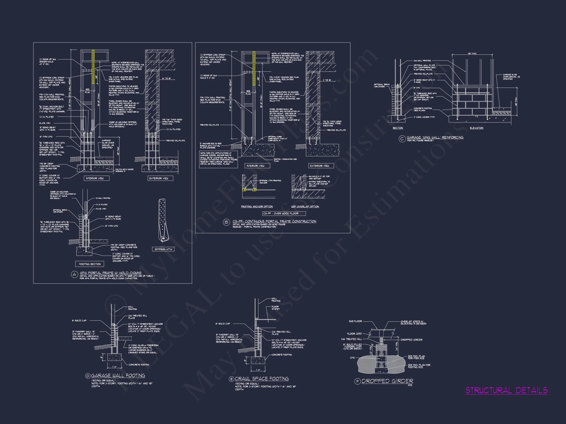 14-1215 HOUSE PLAN - Luxury House Plan | Architecture Blueprint & CAD Floor Designs 13 Architecture Blueprint & CAD Floor Designs