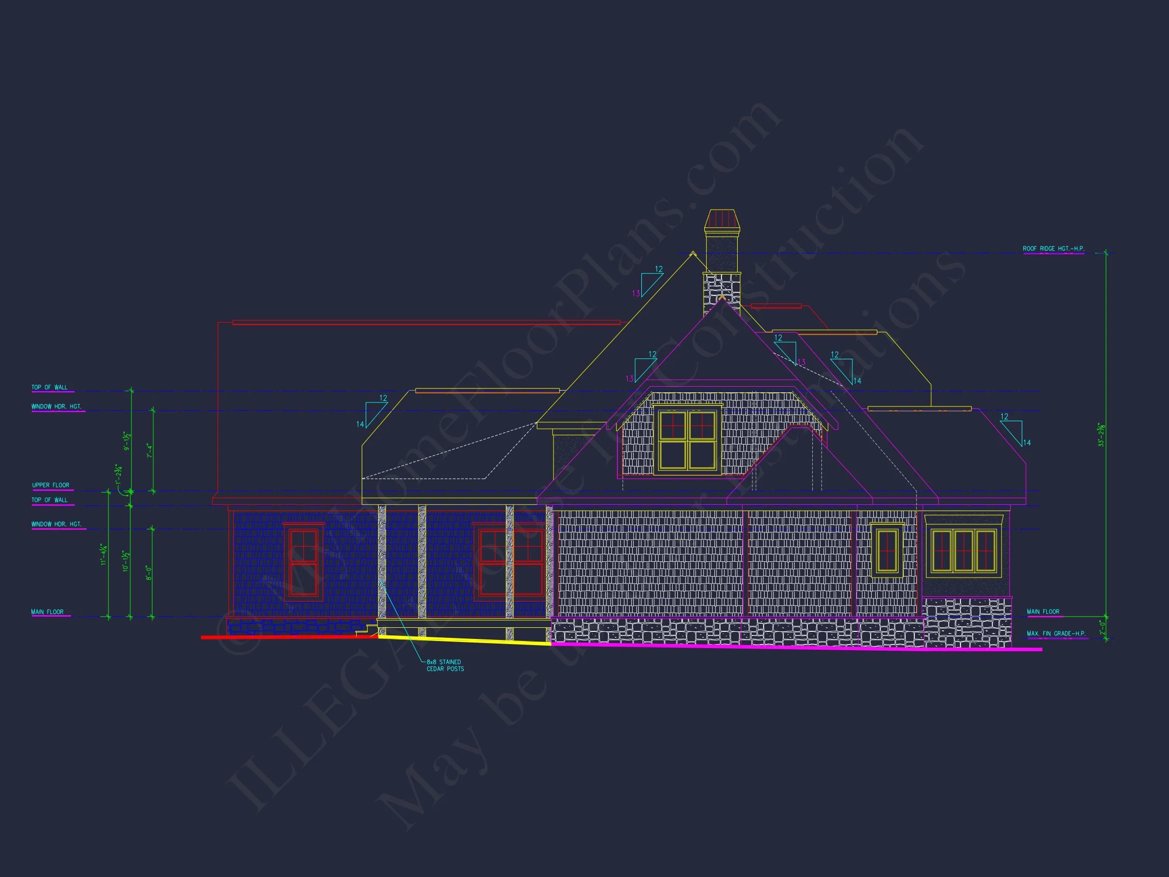 14-1164 HOUSE PLAN - Craftsman House Plan with 3 Bedrooms, Garage & Bonus Room 5 Craftsman house Plan with 3 Bedrooms, Garage & Bonus Room