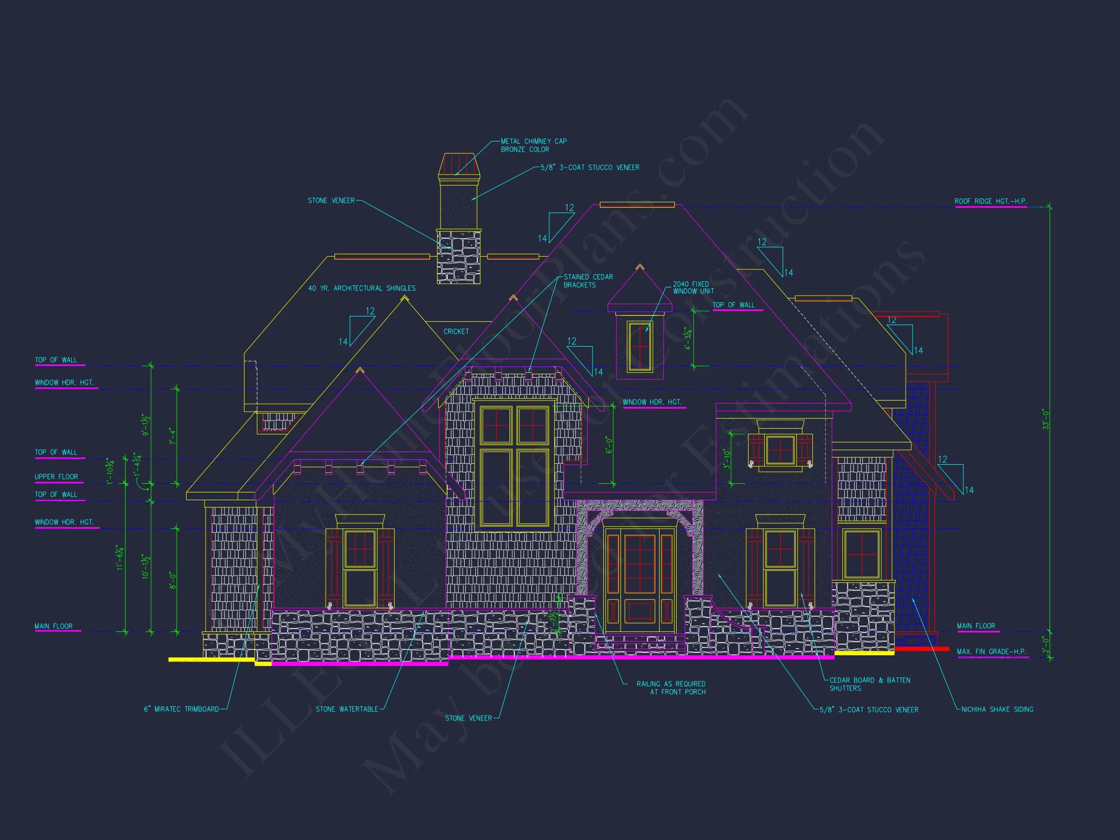 14-1164 HOUSE PLAN - Craftsman House Plan with 3 Bedrooms, Garage & Bonus Room 3 Craftsman house Plan with 3 Bedrooms, Garage & Bonus Room