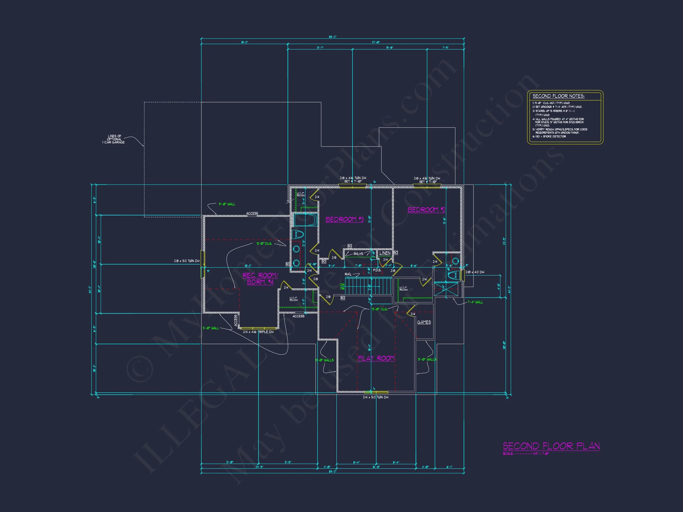14-1133 HOUSE PLAN - 2-Story Luxury House Plan with CAD, Blueprint & Designs 9 2-Story Luxury house Plan with CAD, Blueprint & Designs