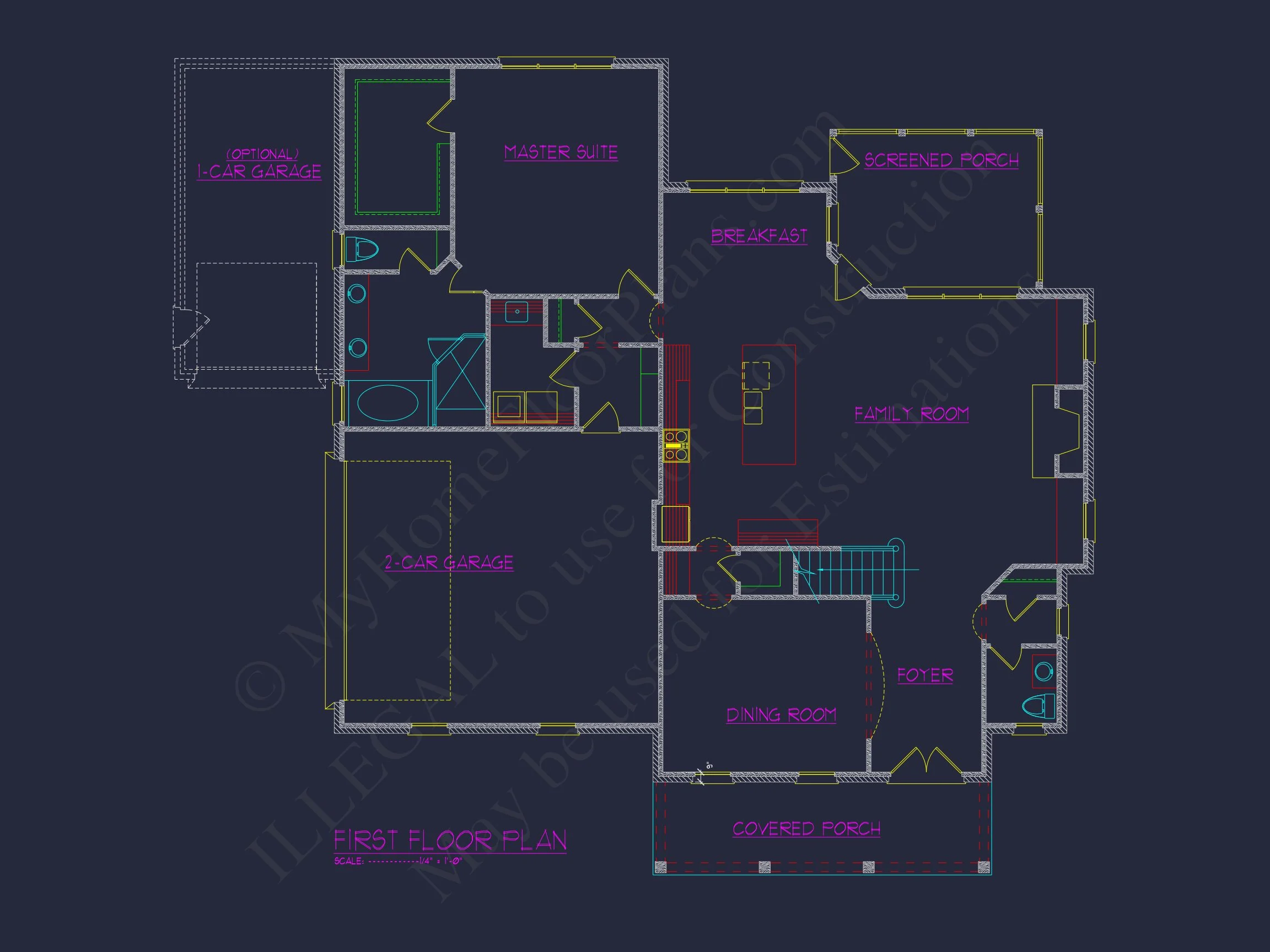 14-1133 HOUSE PLAN - 2-Story Luxury House Plan with CAD, Blueprint & Designs 6 2-Story Luxury house Plan with CAD, Blueprint & Designs