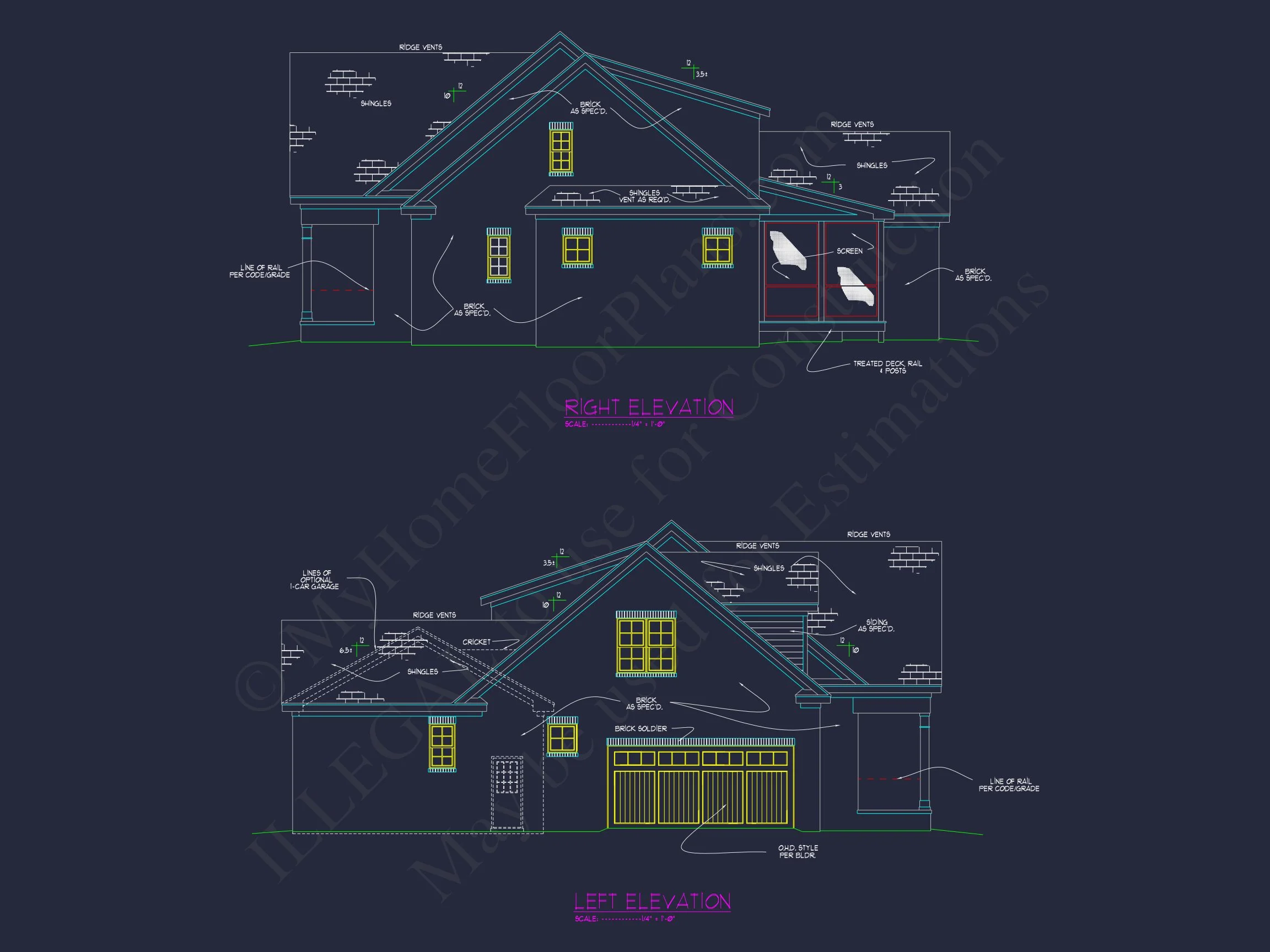 14-1133 HOUSE PLAN - 2-Story Luxury House Plan with CAD, Blueprint & Designs 5 2-Story Luxury house Plan with CAD, Blueprint & Designs