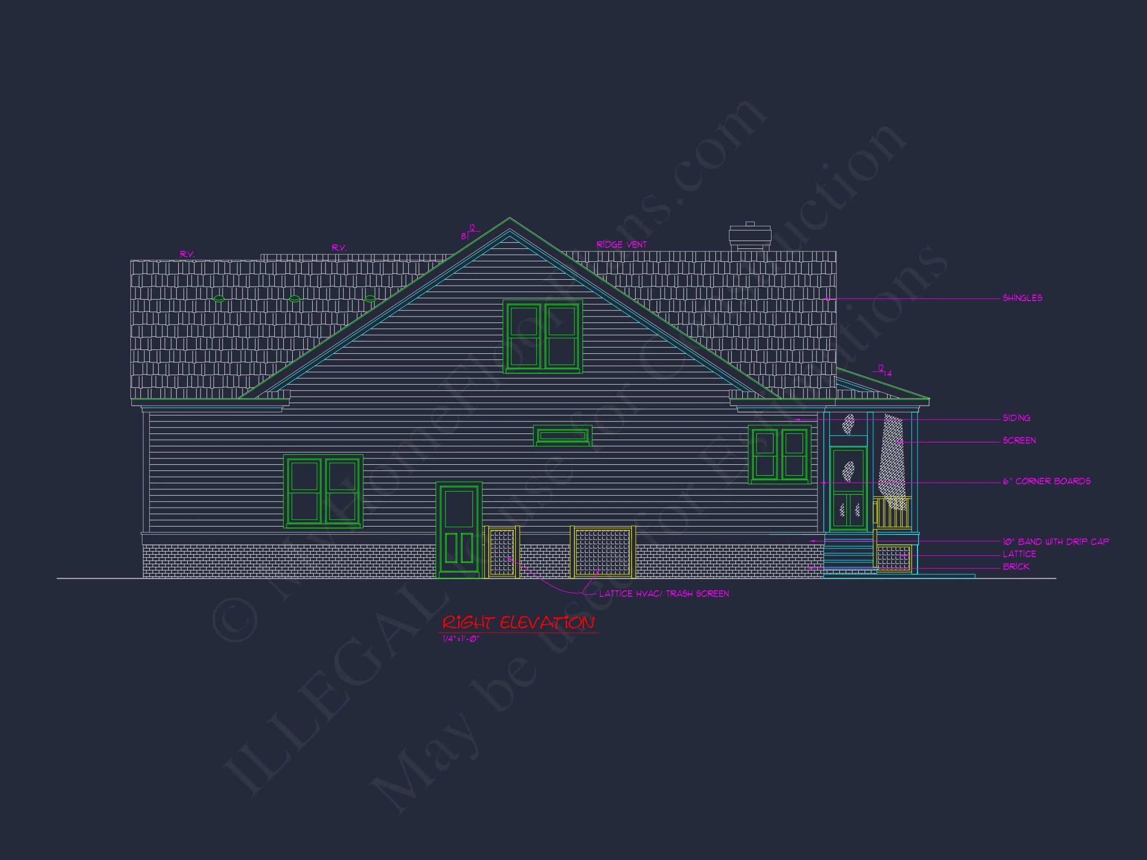 14-1099 HOUSE PLAN - Custom House Blueprint: 2, 350 SF Craftsman Floor Plan Design 6 Custom house Blueprint: 2, 350 SF Craftsman Floor Plan Design