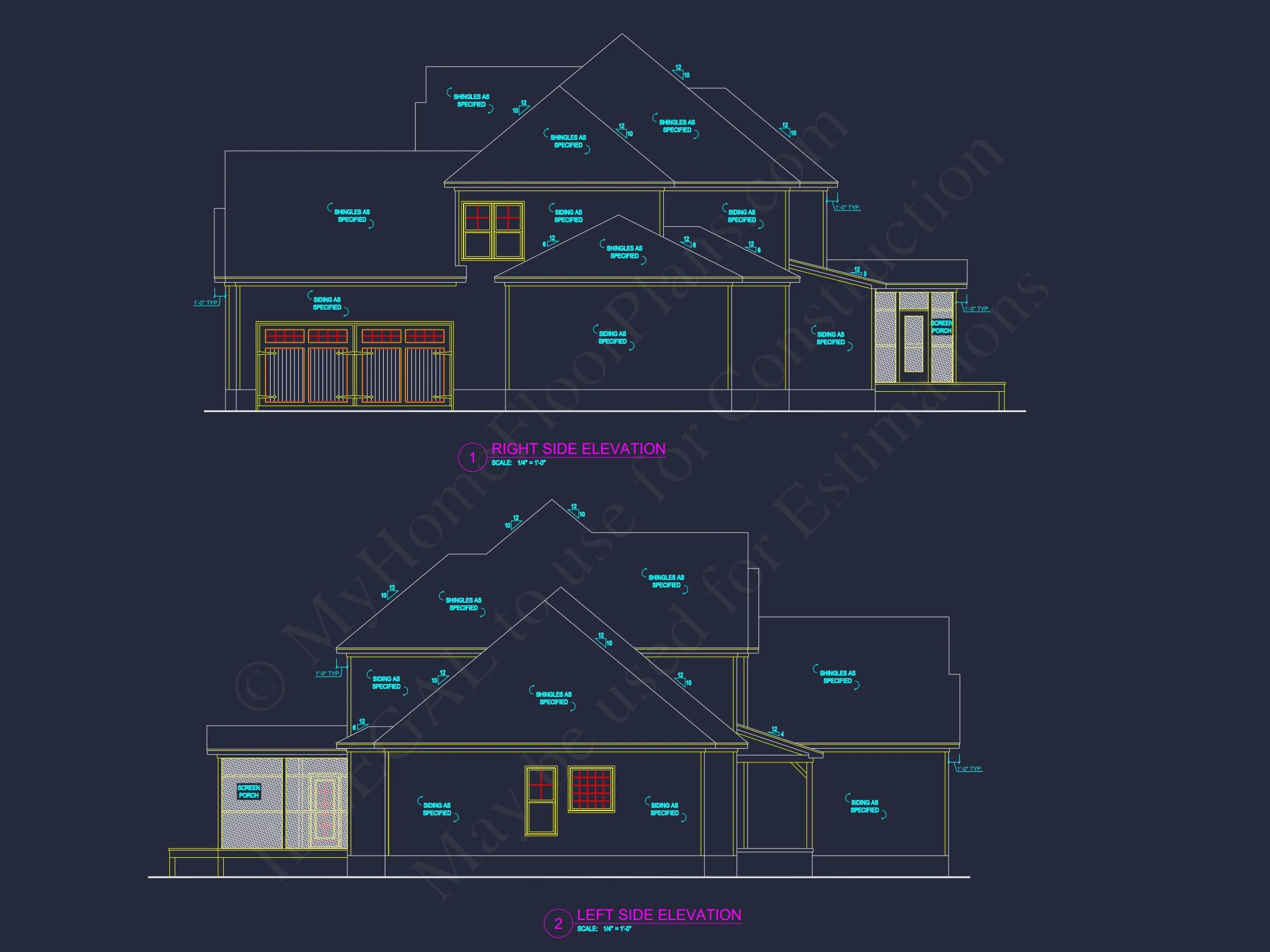 14-1079 HOUSE PLAN - Elegant House Plan with Stunning Floor Designs & CAD Details 4 Elegant house Plan with Stunning Floor Designs & CAD Details