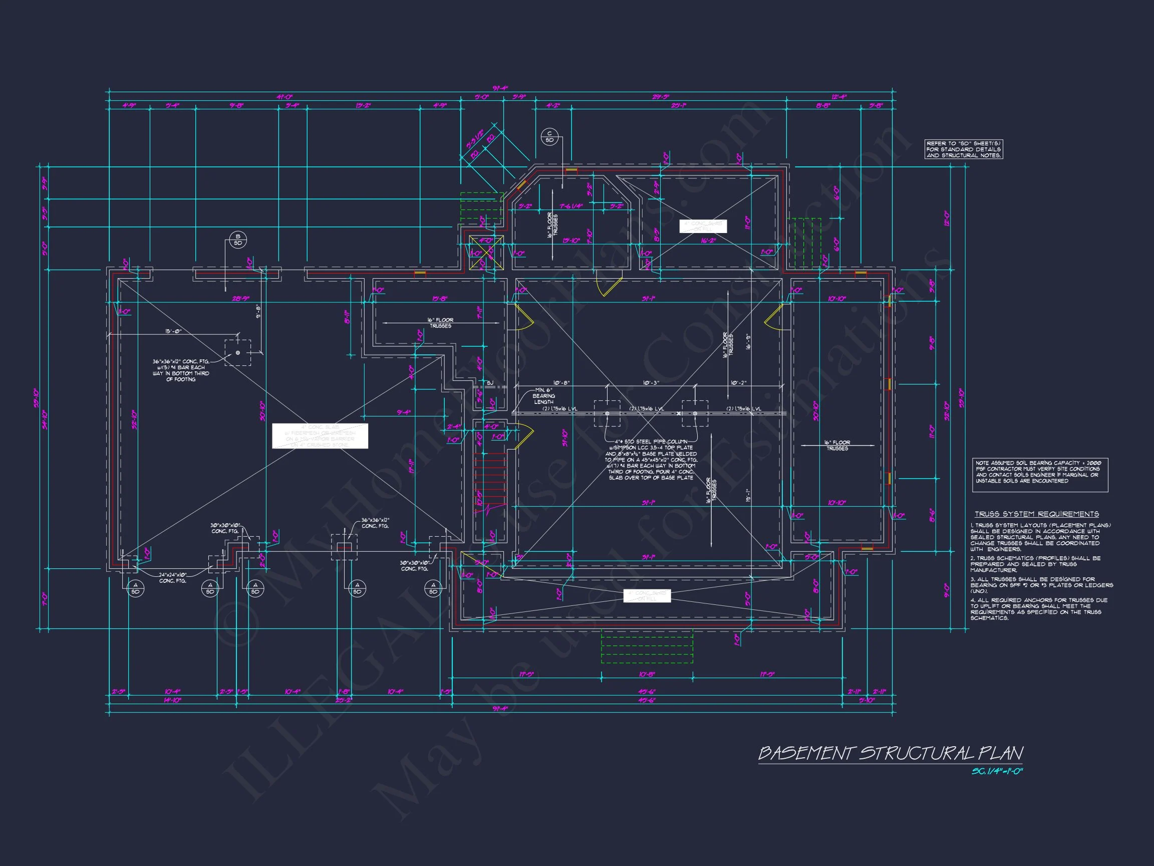 14-1005 HOUSE PLAN - Traditional House Floor Plan with CAD Designs & 3 Garage Bays 11 Traditional house Floor Plan with CAD Designs & 3 Garage Bays